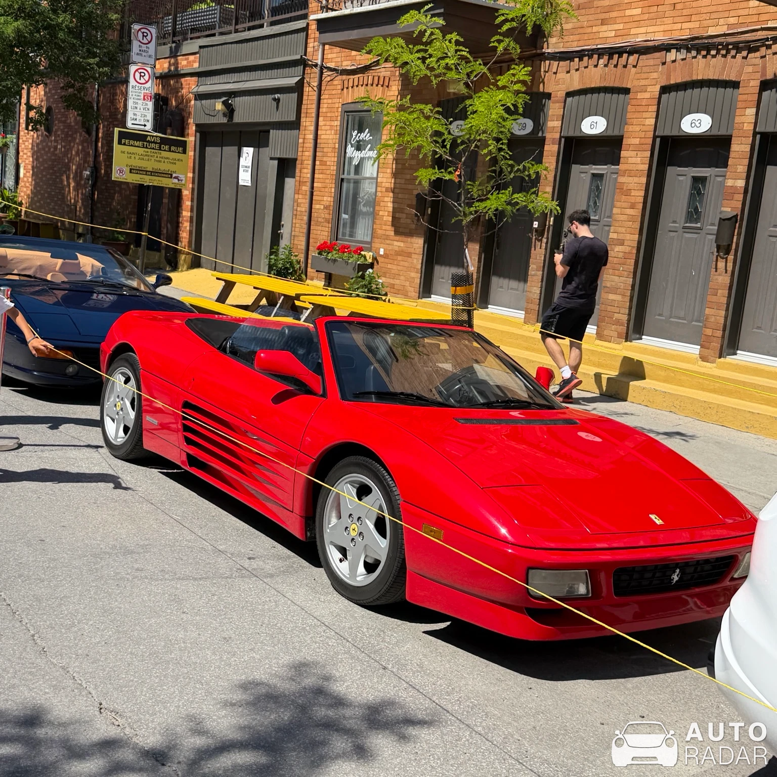 Ferrari 348 Spider spotted in Montréal