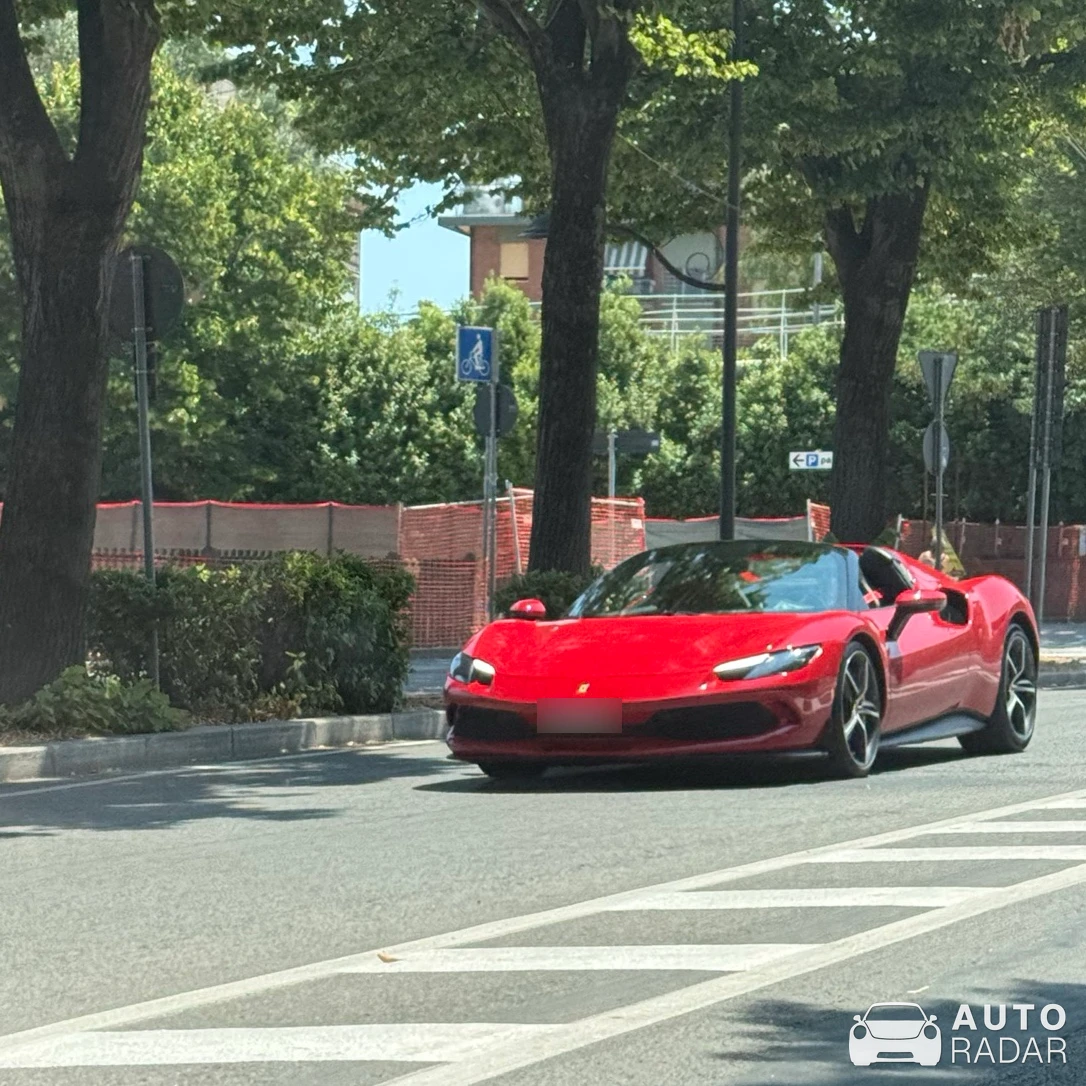 Ferrari 296 GTS spotted in Serravalle