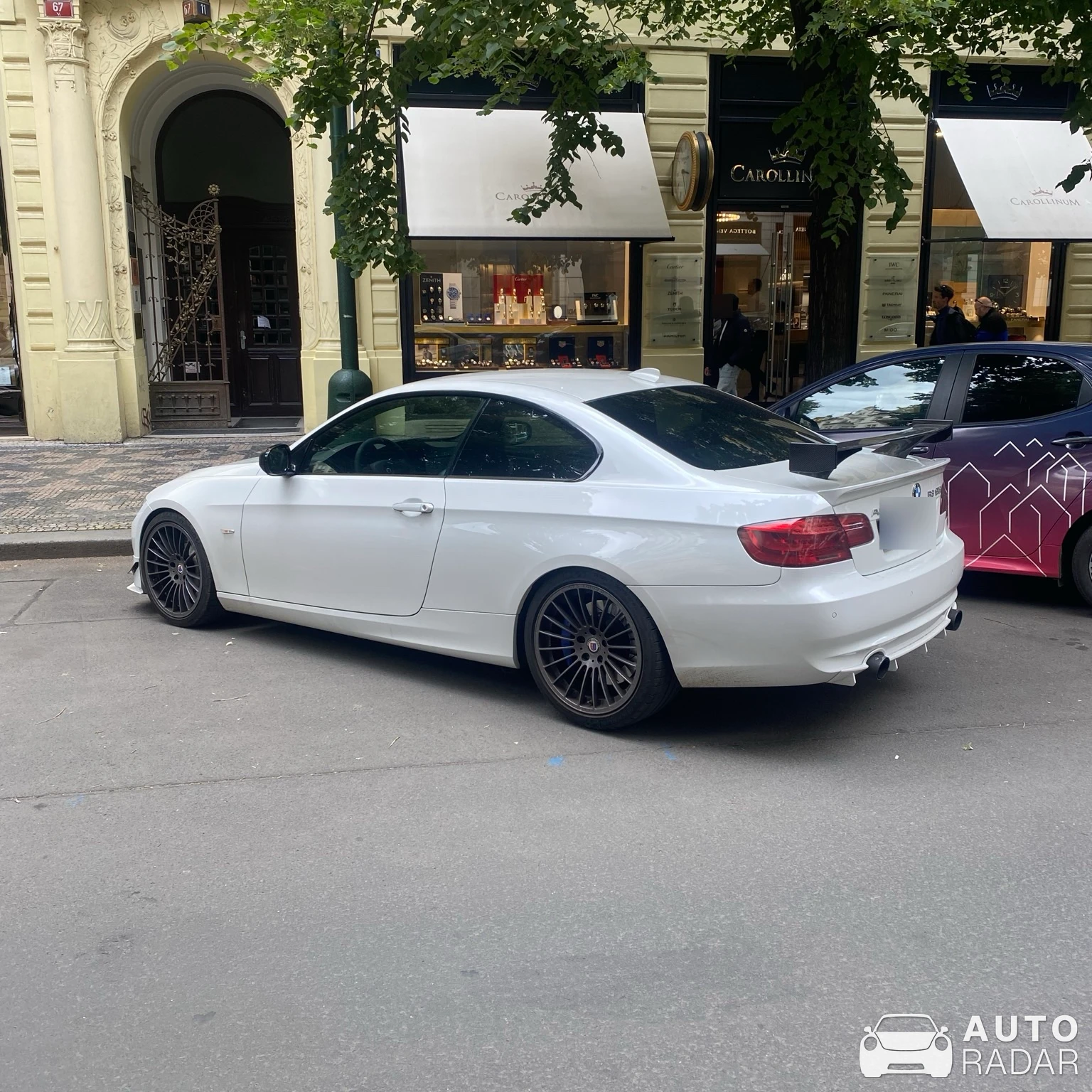 Alpina B3 GT3 spotted in Prague 1