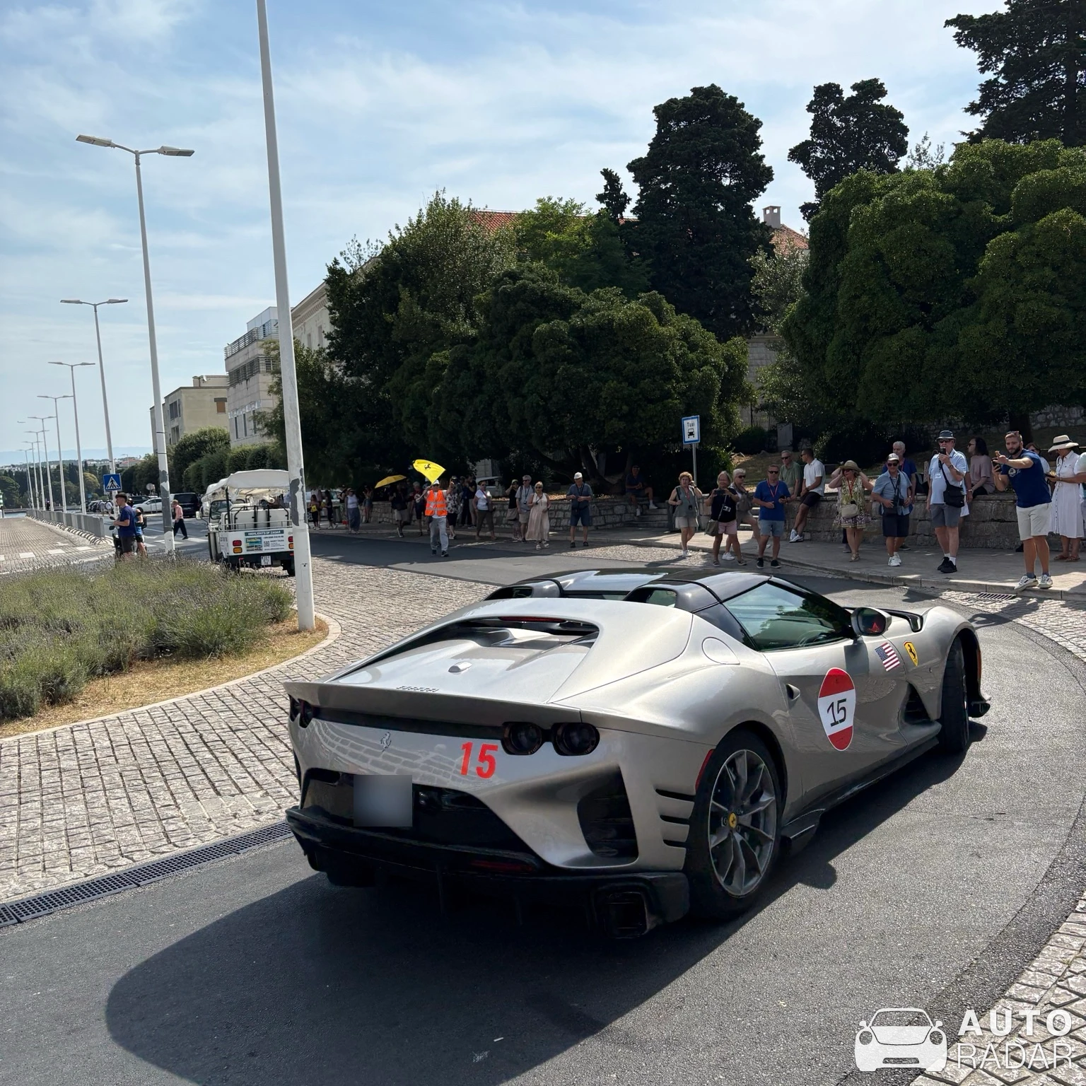 Ferrari 812 Competizione A spotted in Zadar