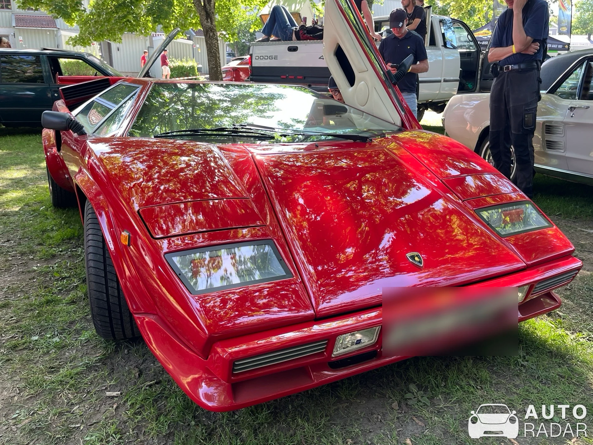 Lamborghini Countach 25th Anniversary spotted in Norrtälje