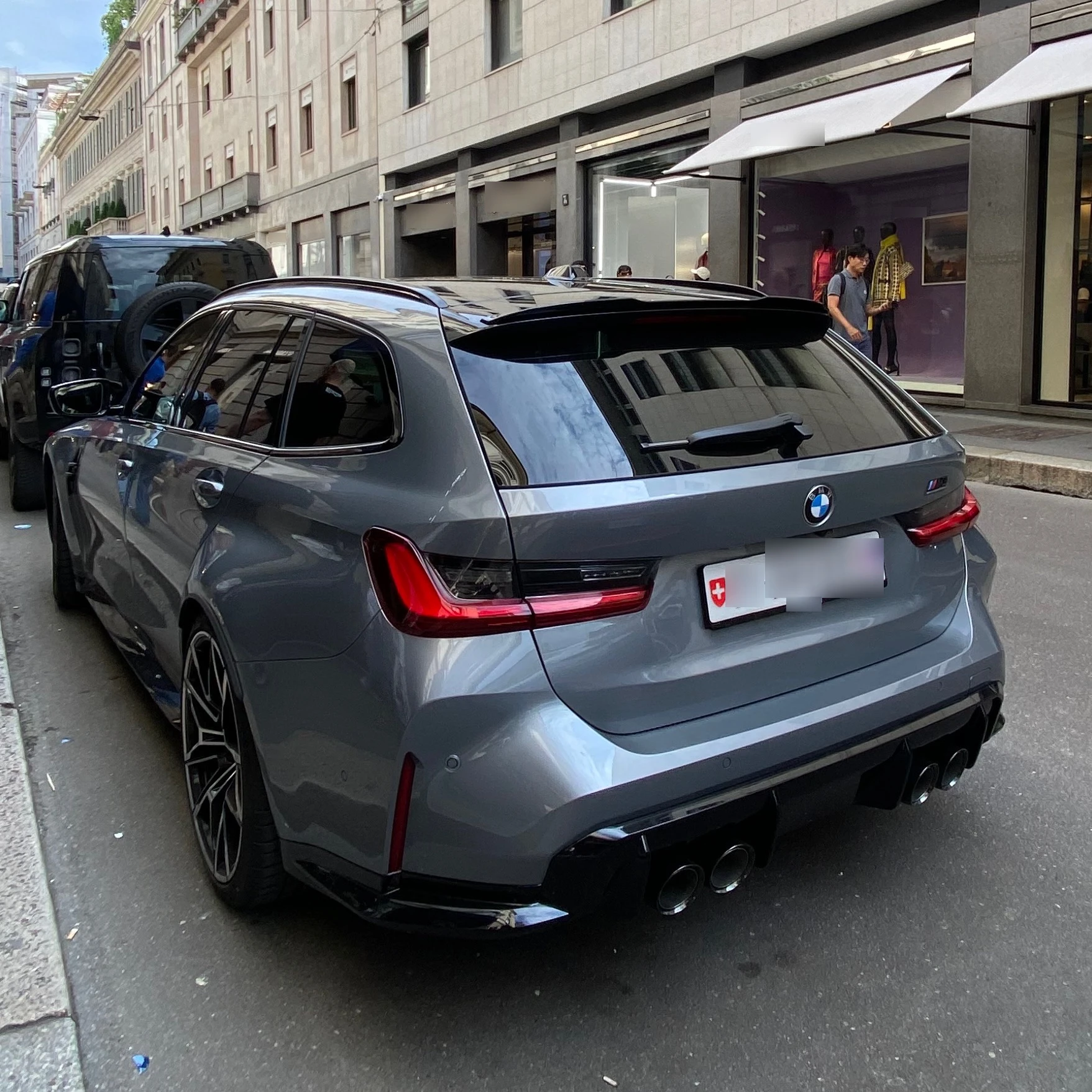 BMW M3 G81 Touring Competition spotted in Milano, Italy