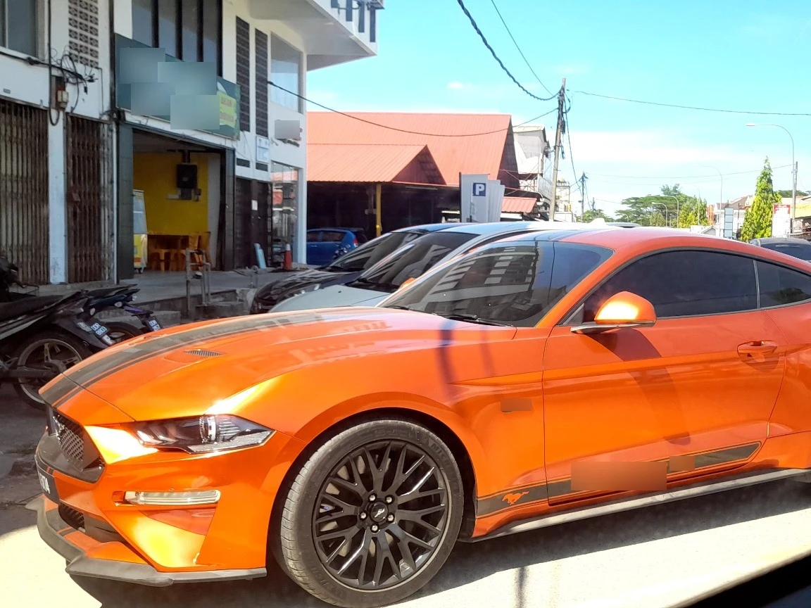 Ford Mustang GT spotted in Pasir Puteh, Malaysia