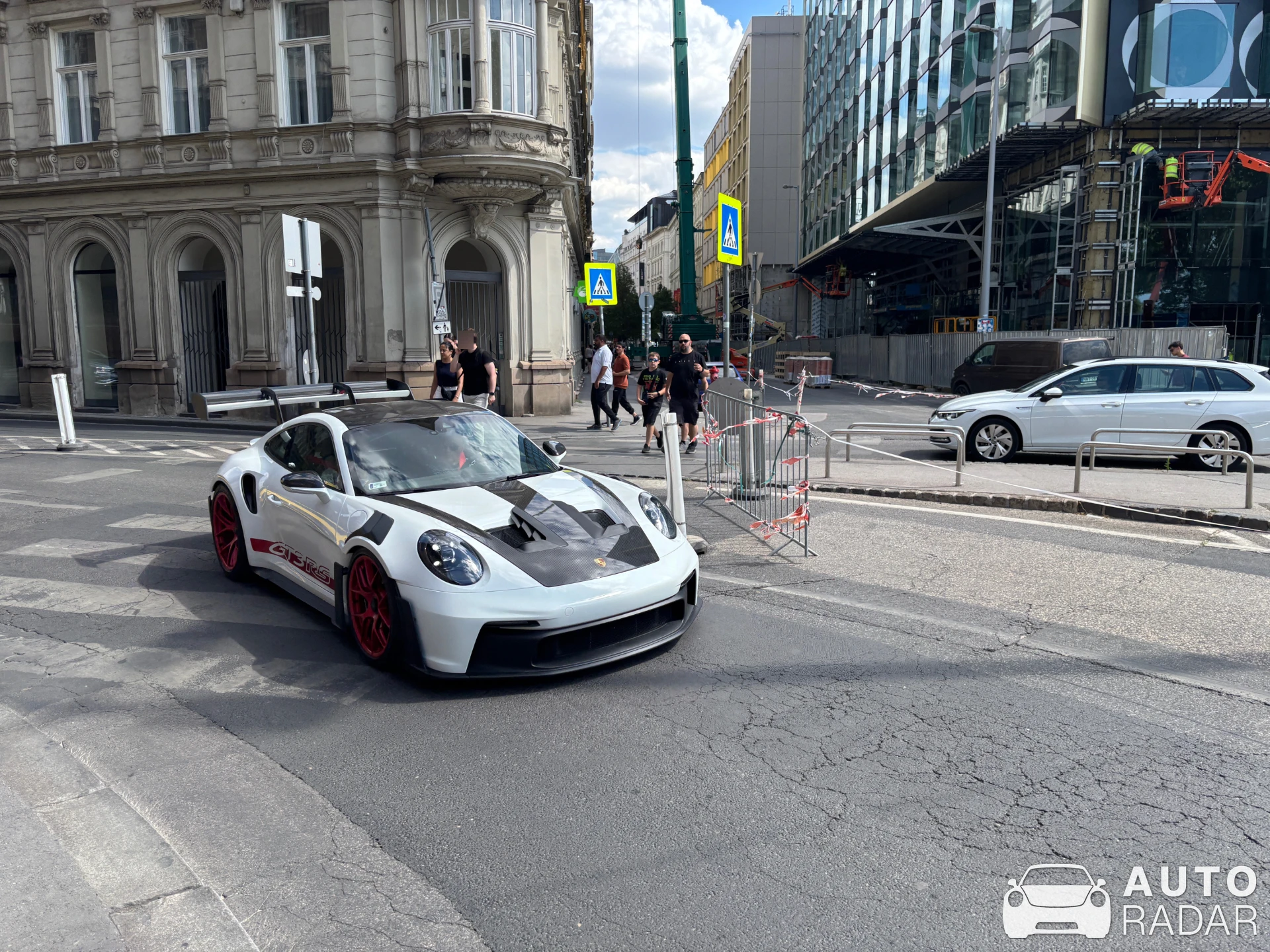 Porsche 992 GT3 RS MkI spotted in Budaörs