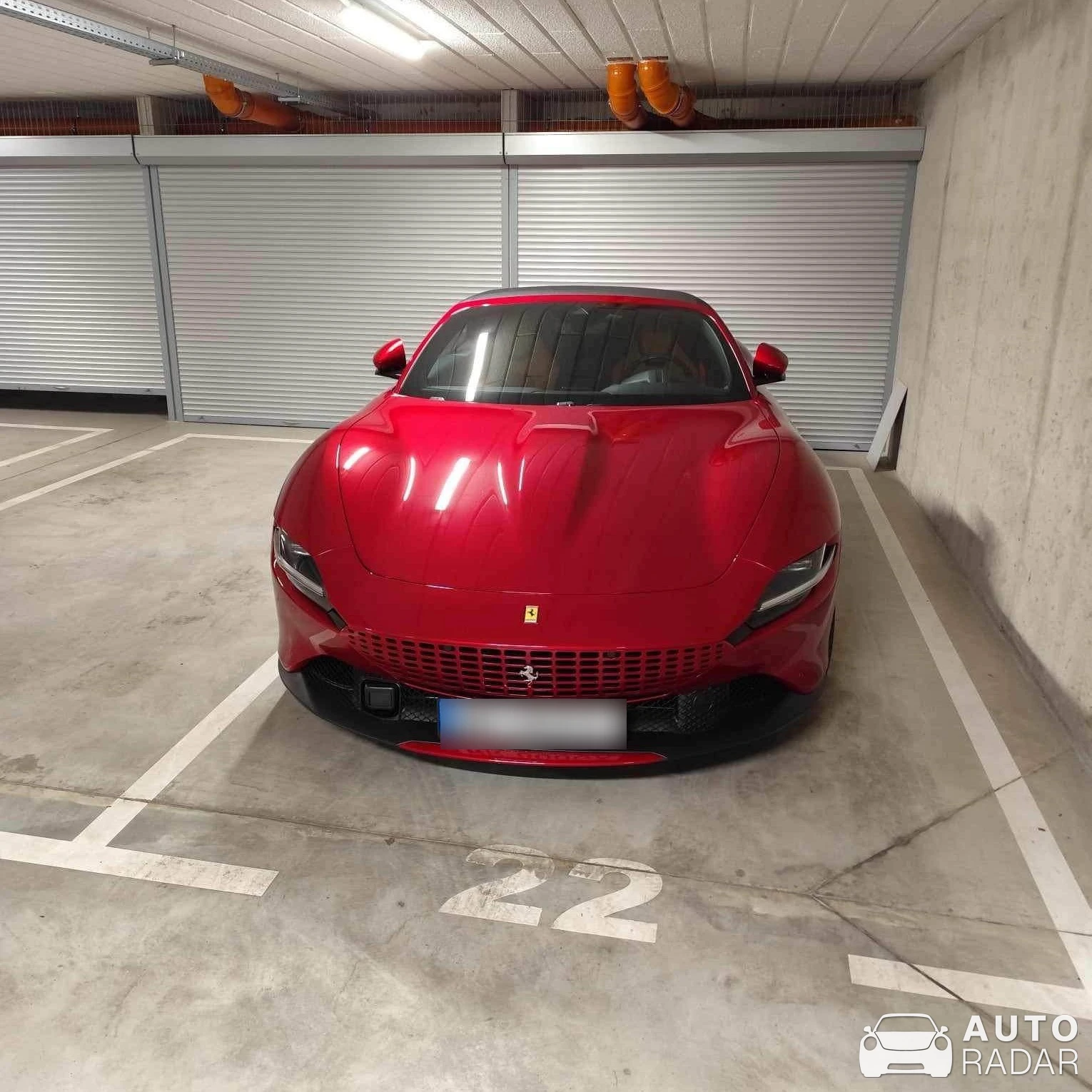 Ferrari Roma Spider spotted in Radom, Poland