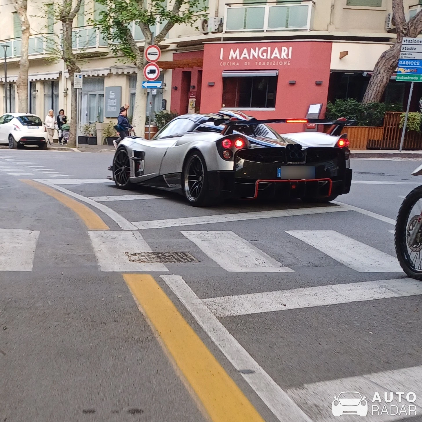 Pagani Huayra Roadster BC spotted in Cattolica, Italy