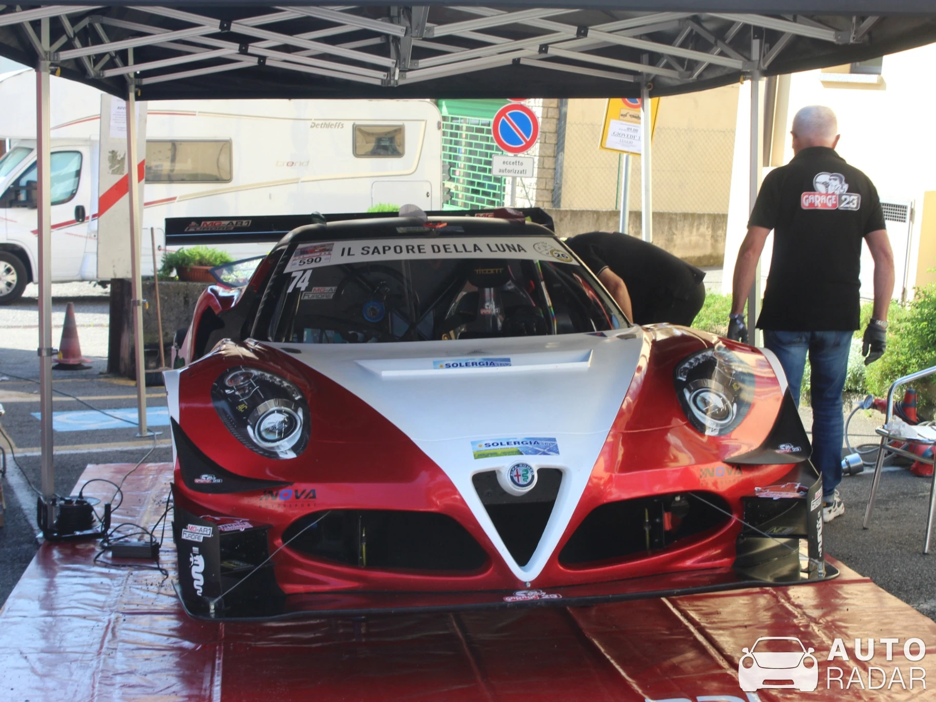 Alfa Romeo 4C Furore spotted in Malegno, Italy