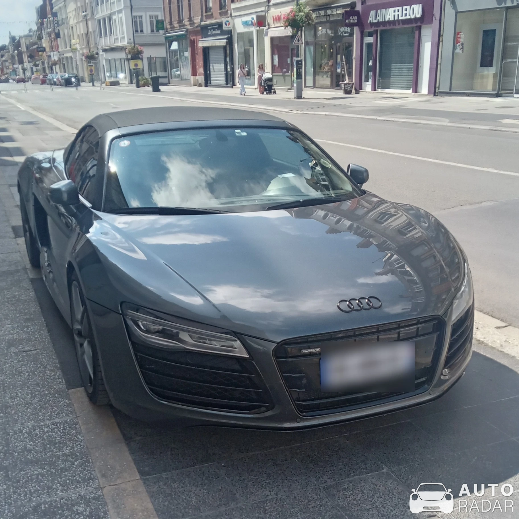 Audi R8 spotted in Cambrai, France