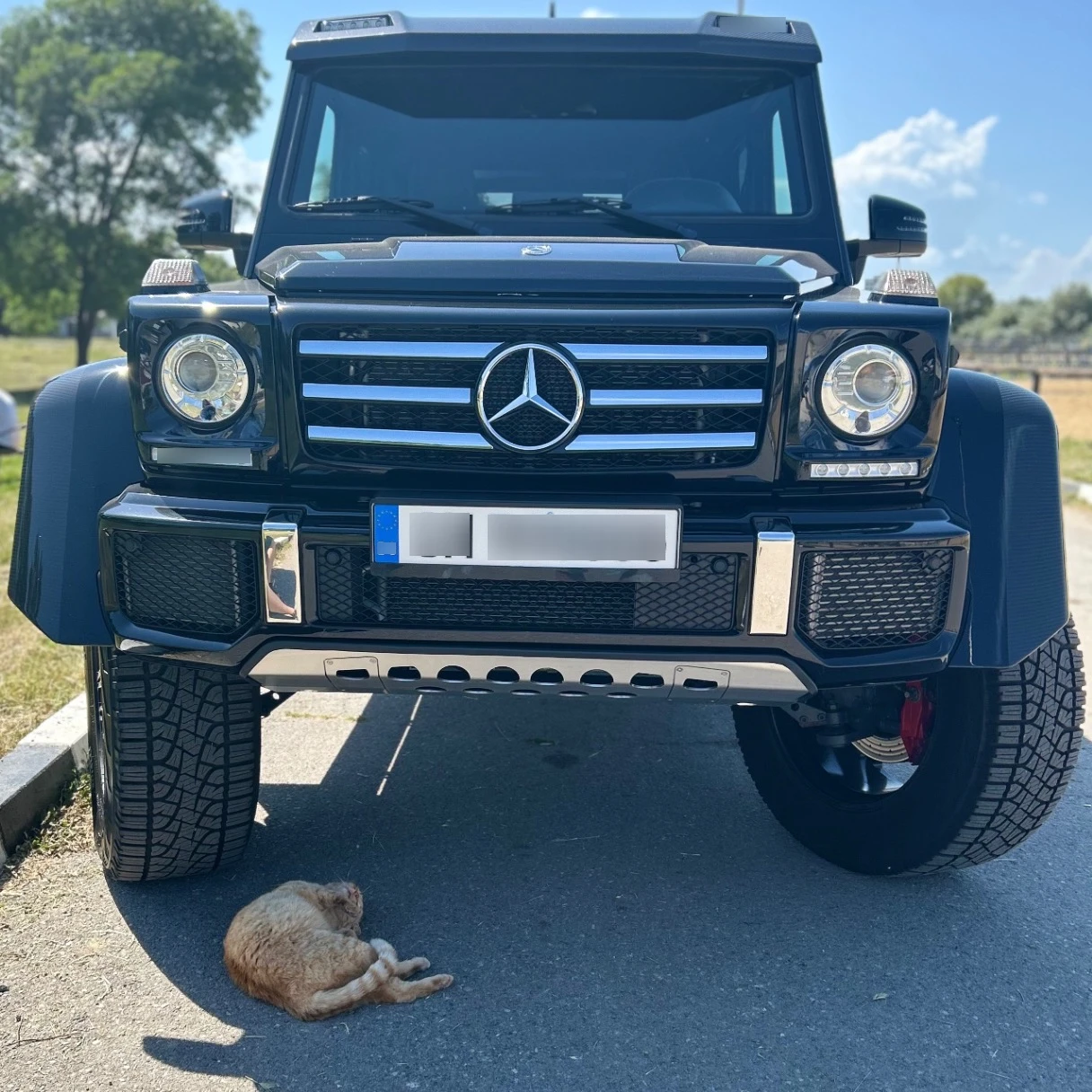 Mercedes G500 spotted in Burgas, Bulgaria