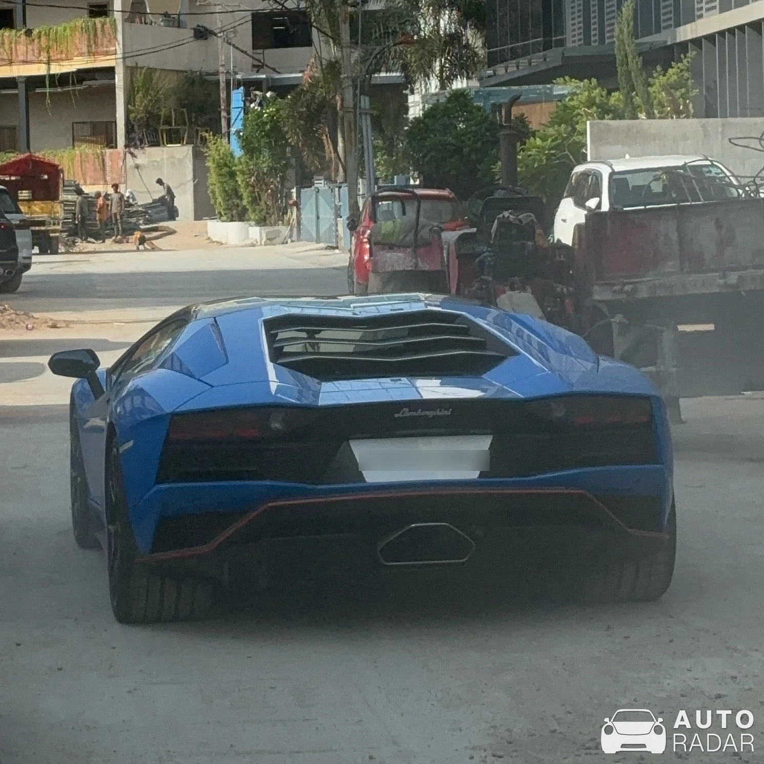 Lamborghini Aventador LP700-4 spotted in Hyderabad