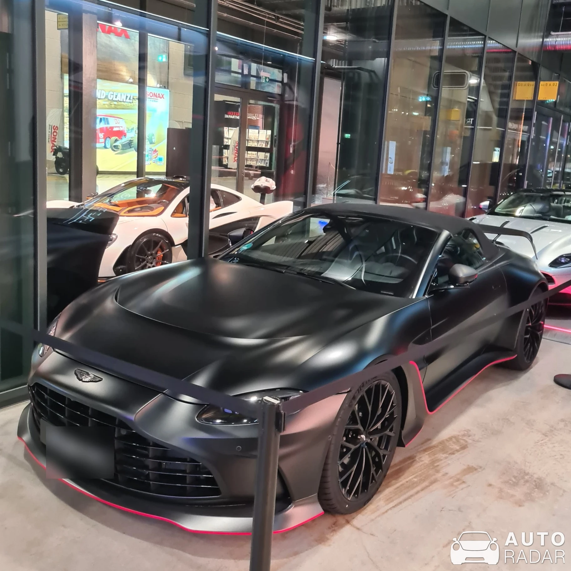 Aston Martin V12 Vantage Roadster spotted in Munich, Germany
