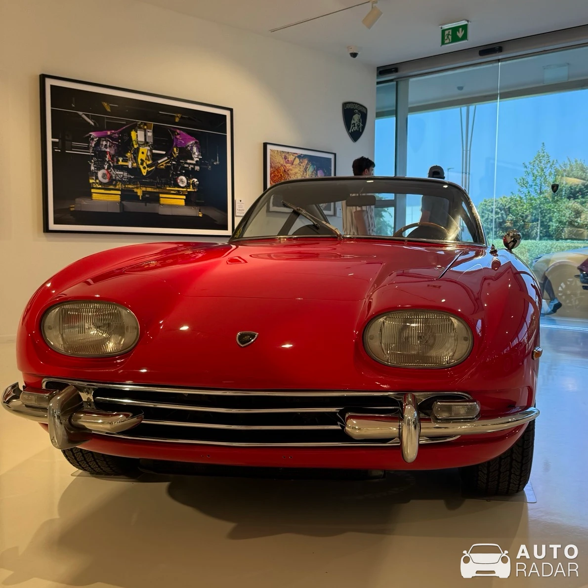 Lamborghini 400 GT 2+2 spotted in Sant'Agata Bolognese