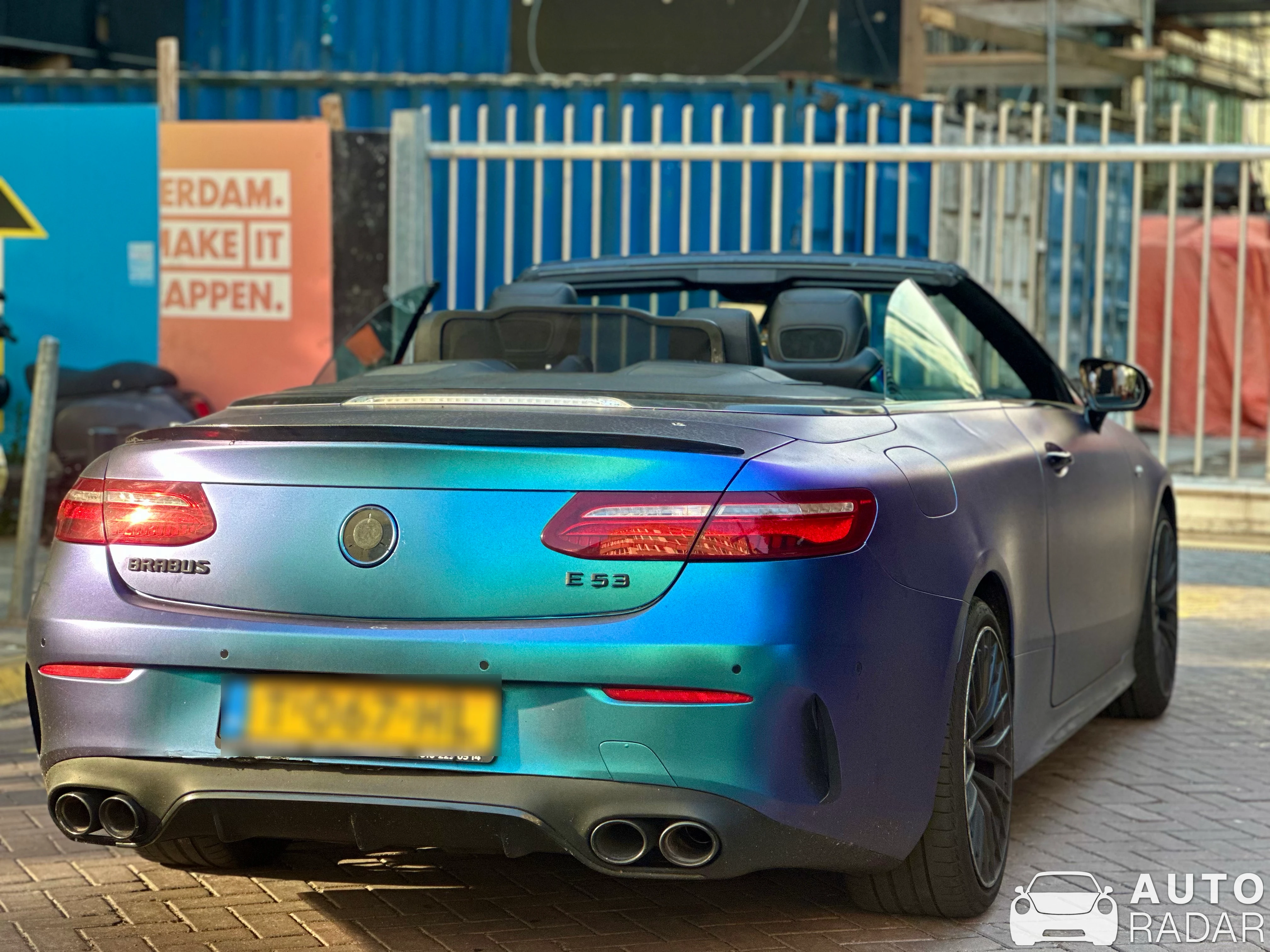 Mercedes-Benz E53 Cabriolet A238 spotted in Rotterdam