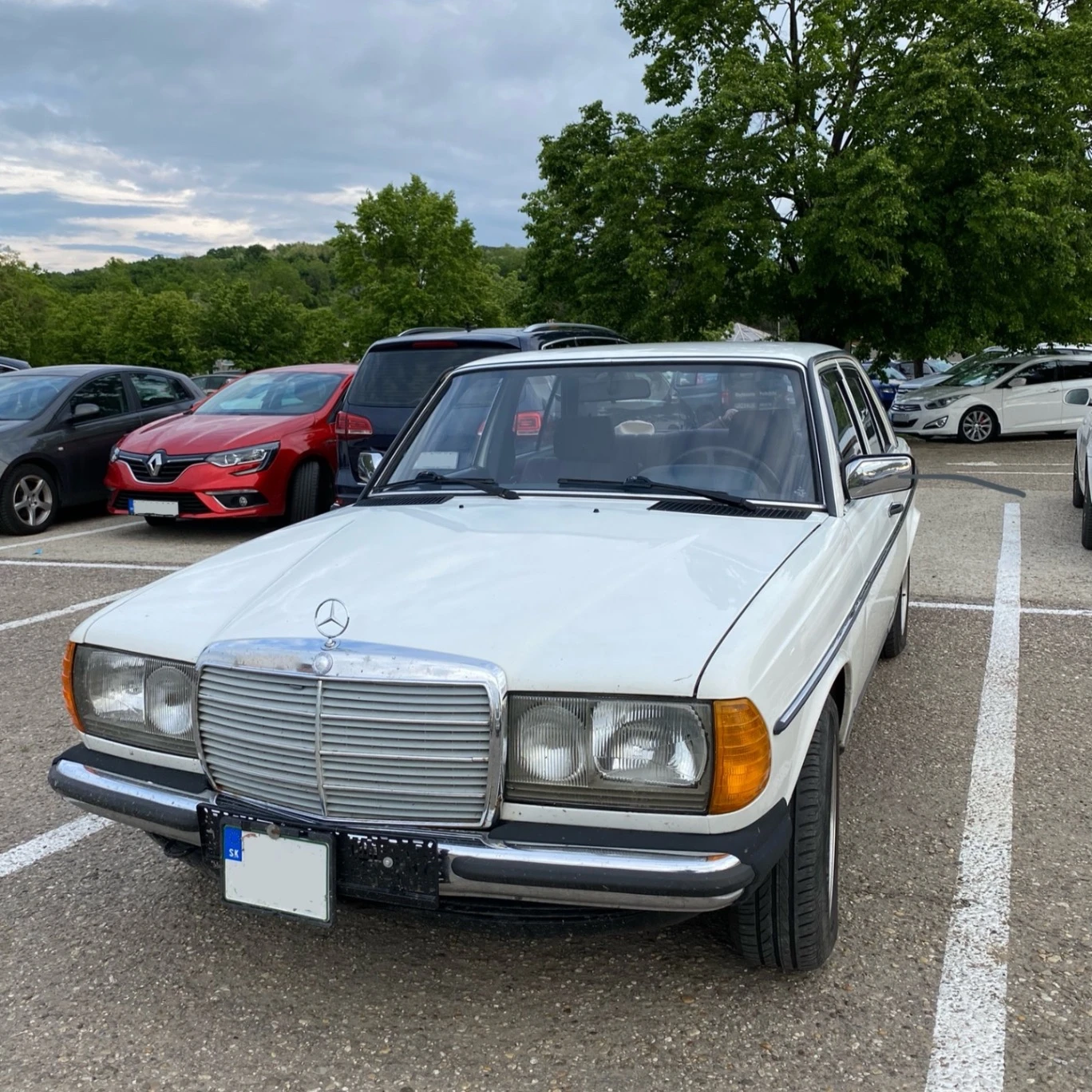 Mercedes-Benz W123 spotted in Podhájska, Slovensko