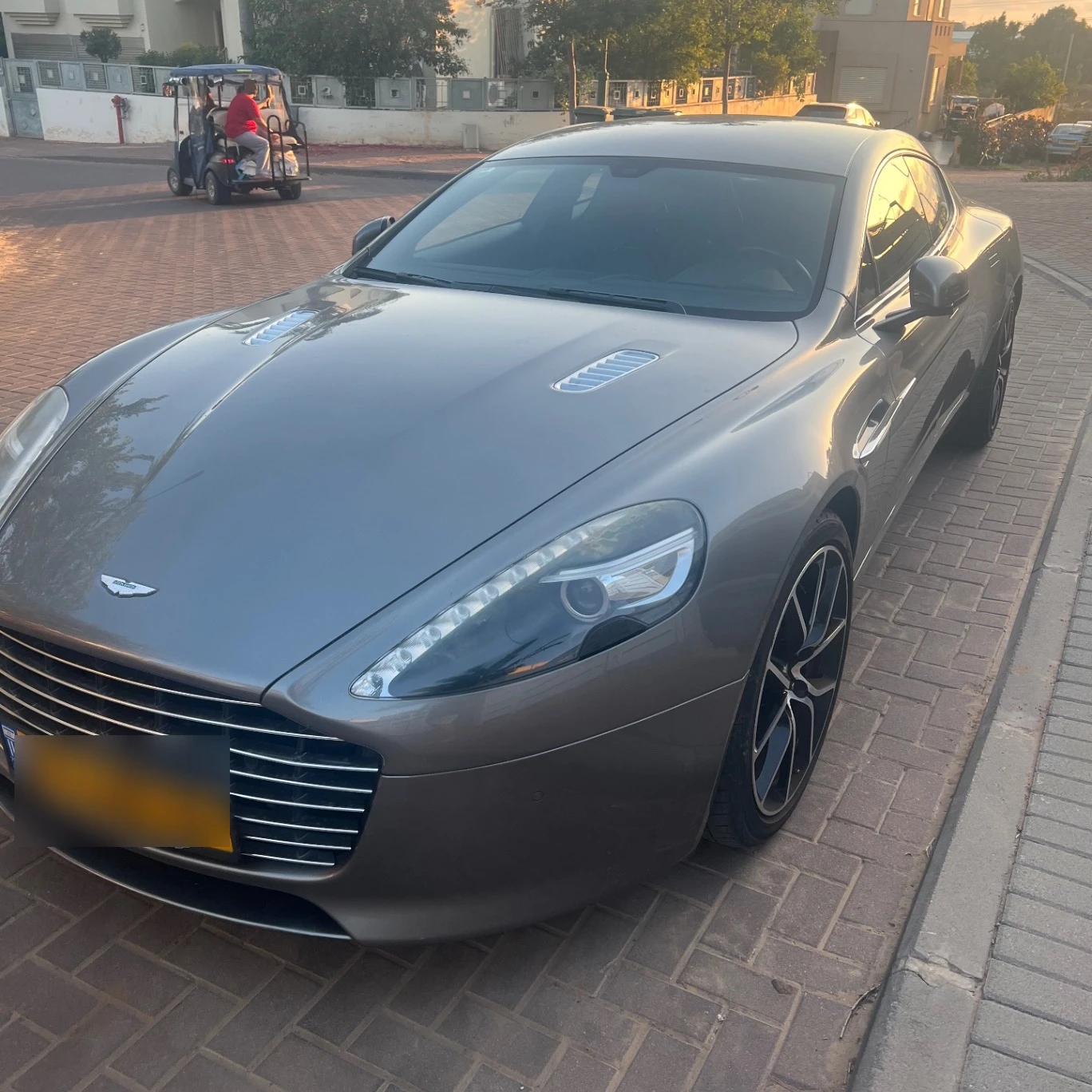 Aston Martin Rapide S spotted in Kadima Zoran, Israel