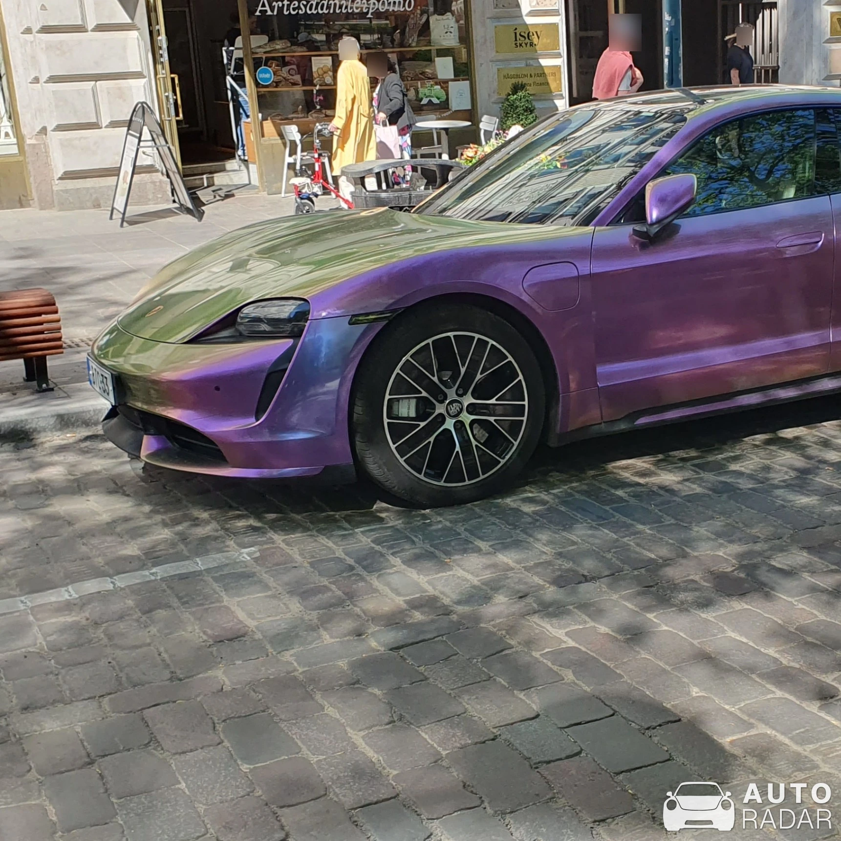 Porsche Taycan spotted in Helsinki, Finland