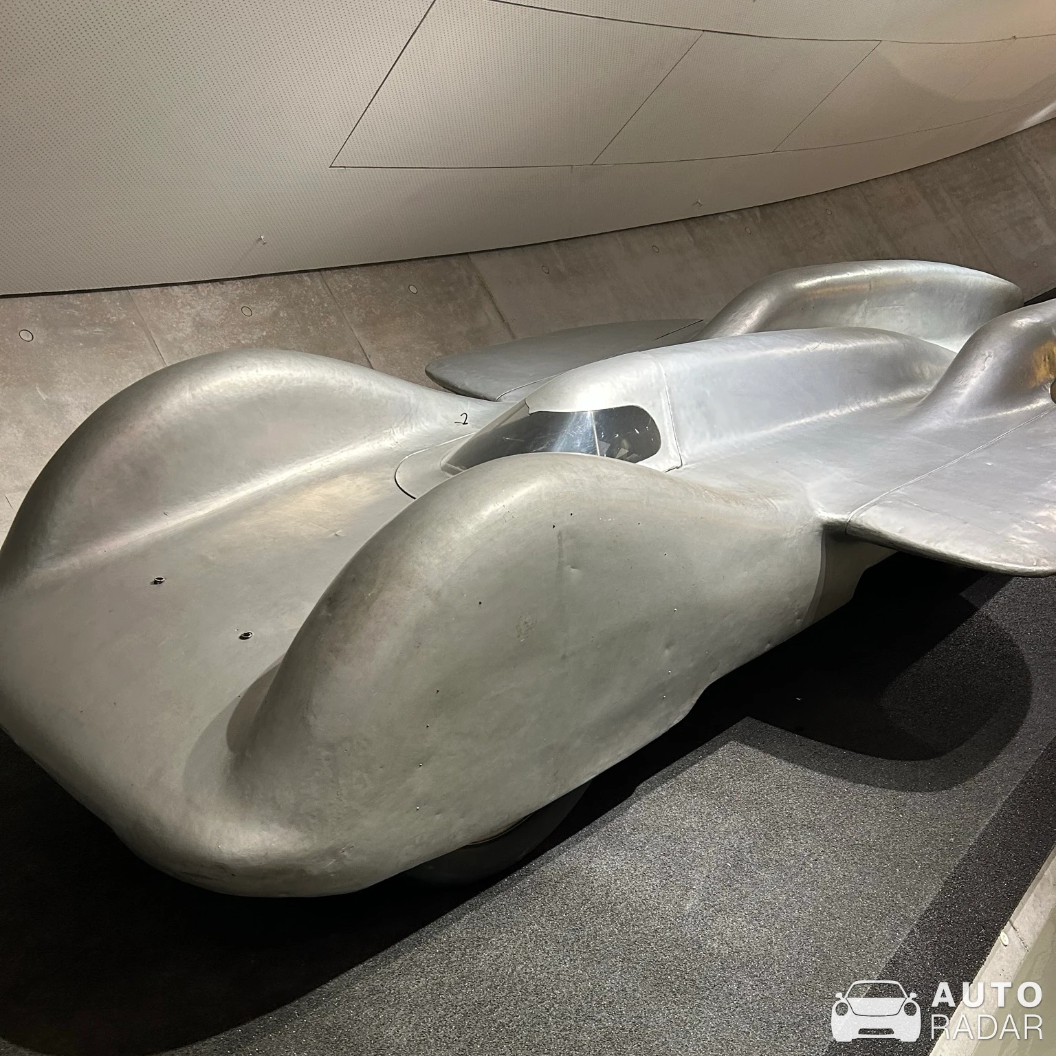 Mercedes-Benz T80 spotted in Stuttgart