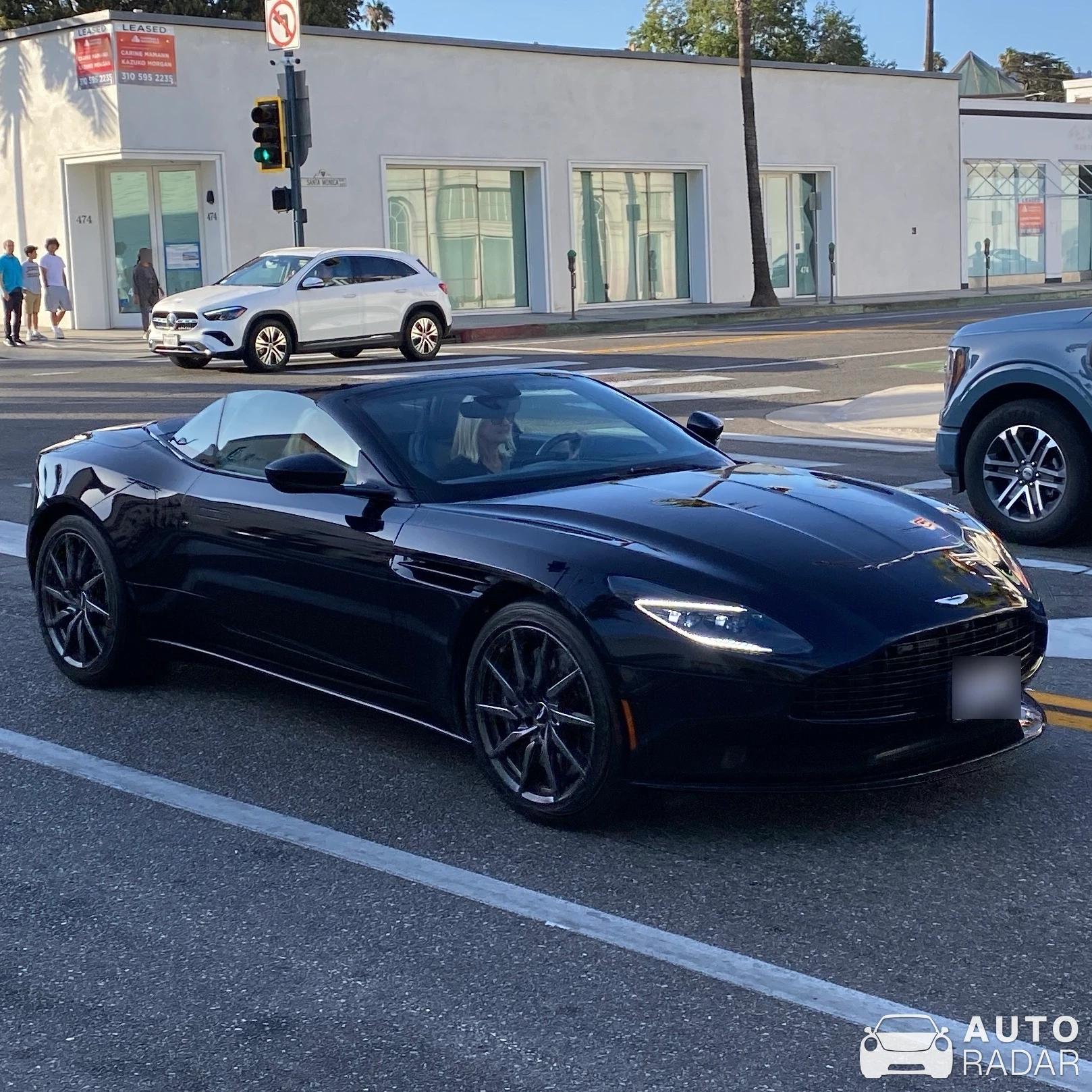 Aston Martin DB11 V8 Volante spotted in Beverly Hills