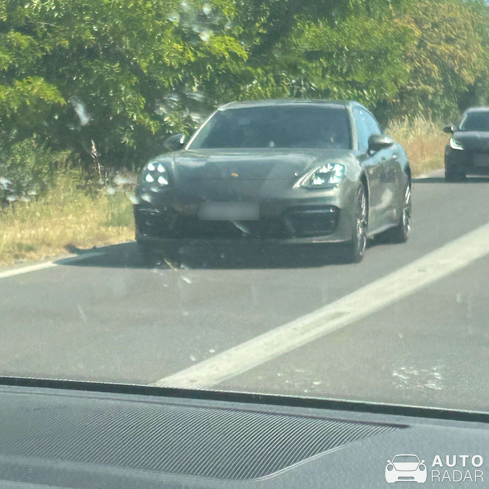 Porsche 971 Panamera Turbo spotted in Gordes