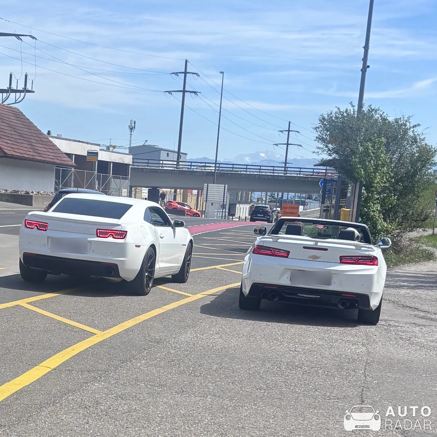 Chevrolet Camaro SS Convertible spotted in Pfäffikon SZ