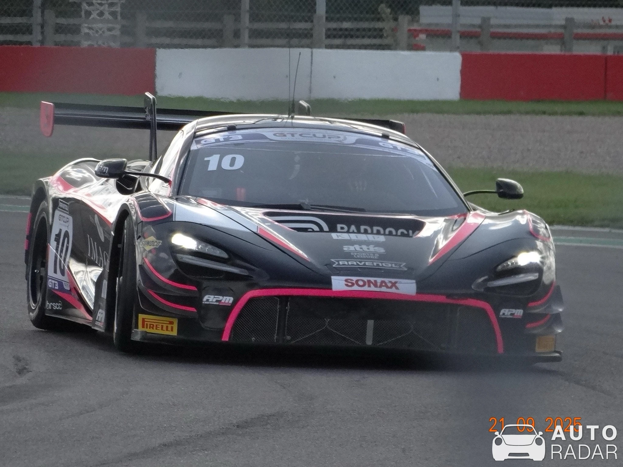 McLaren 720S GT3 spotted in North West Leicestershire