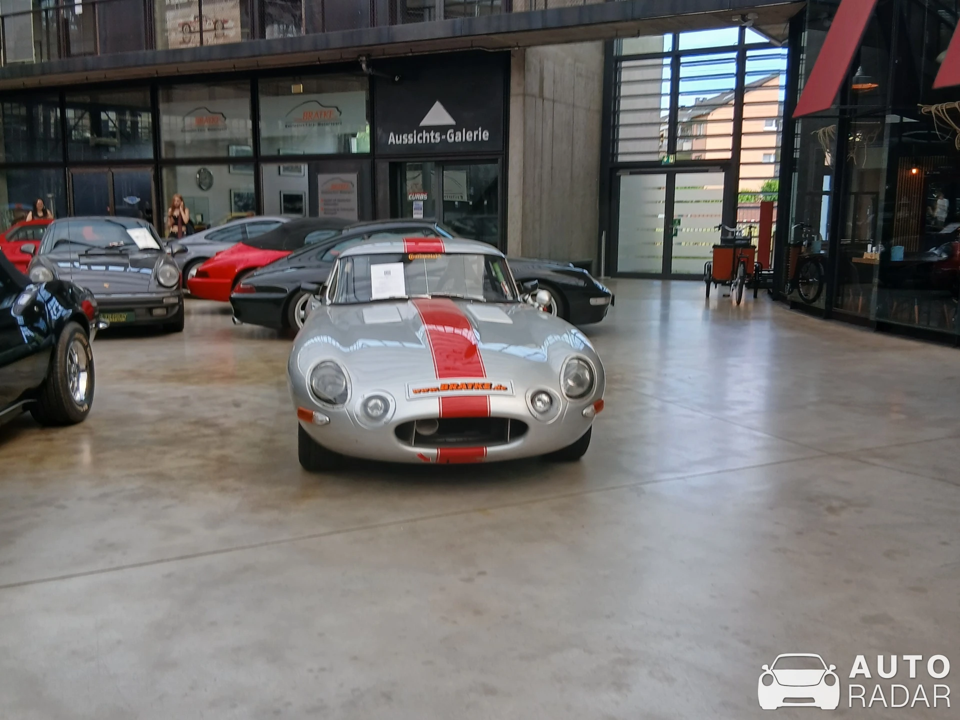 Jaguar E-Type Lightweight spotted in Düsseldorf