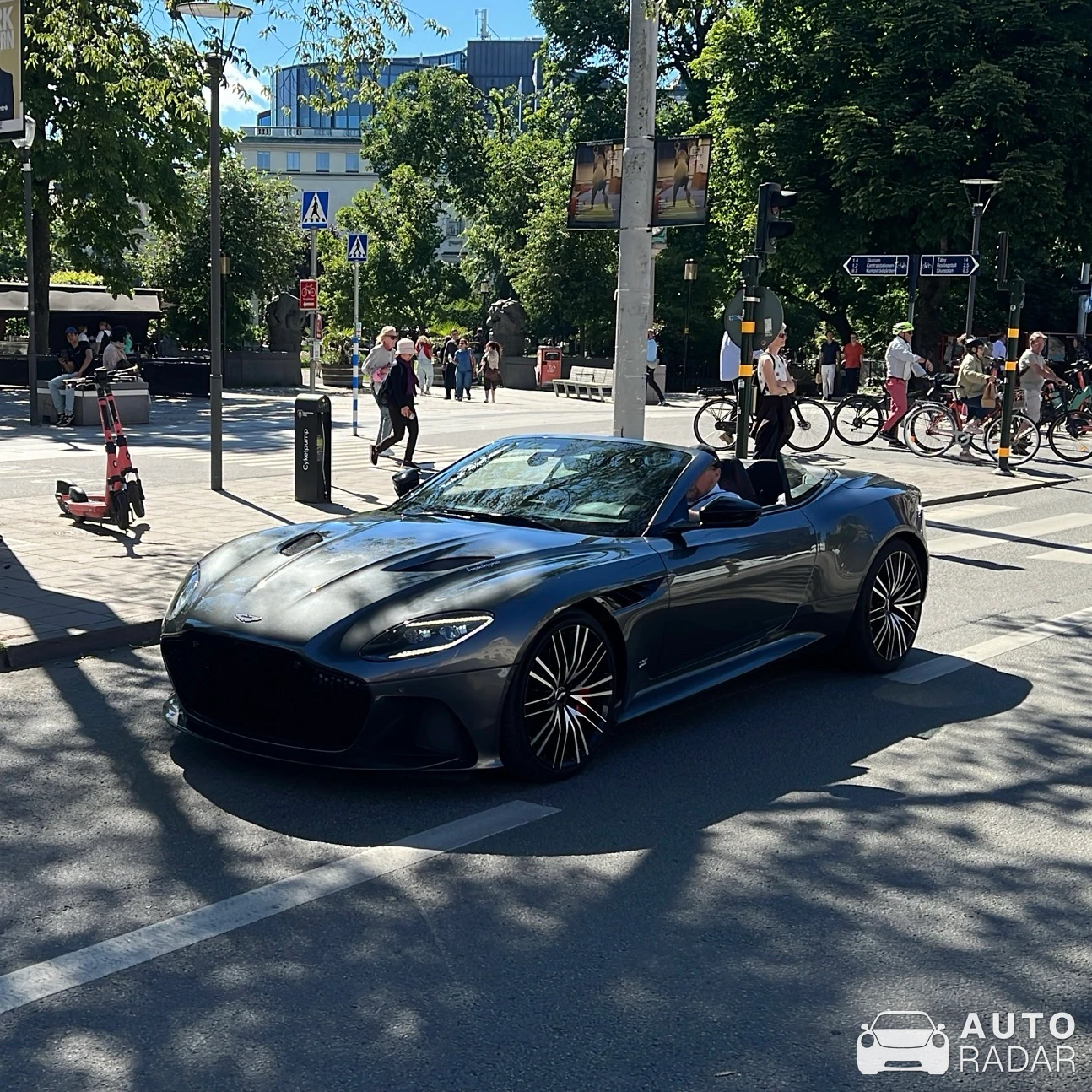 Aston Martin DBS Superleggera Volante spotted in Stockholm