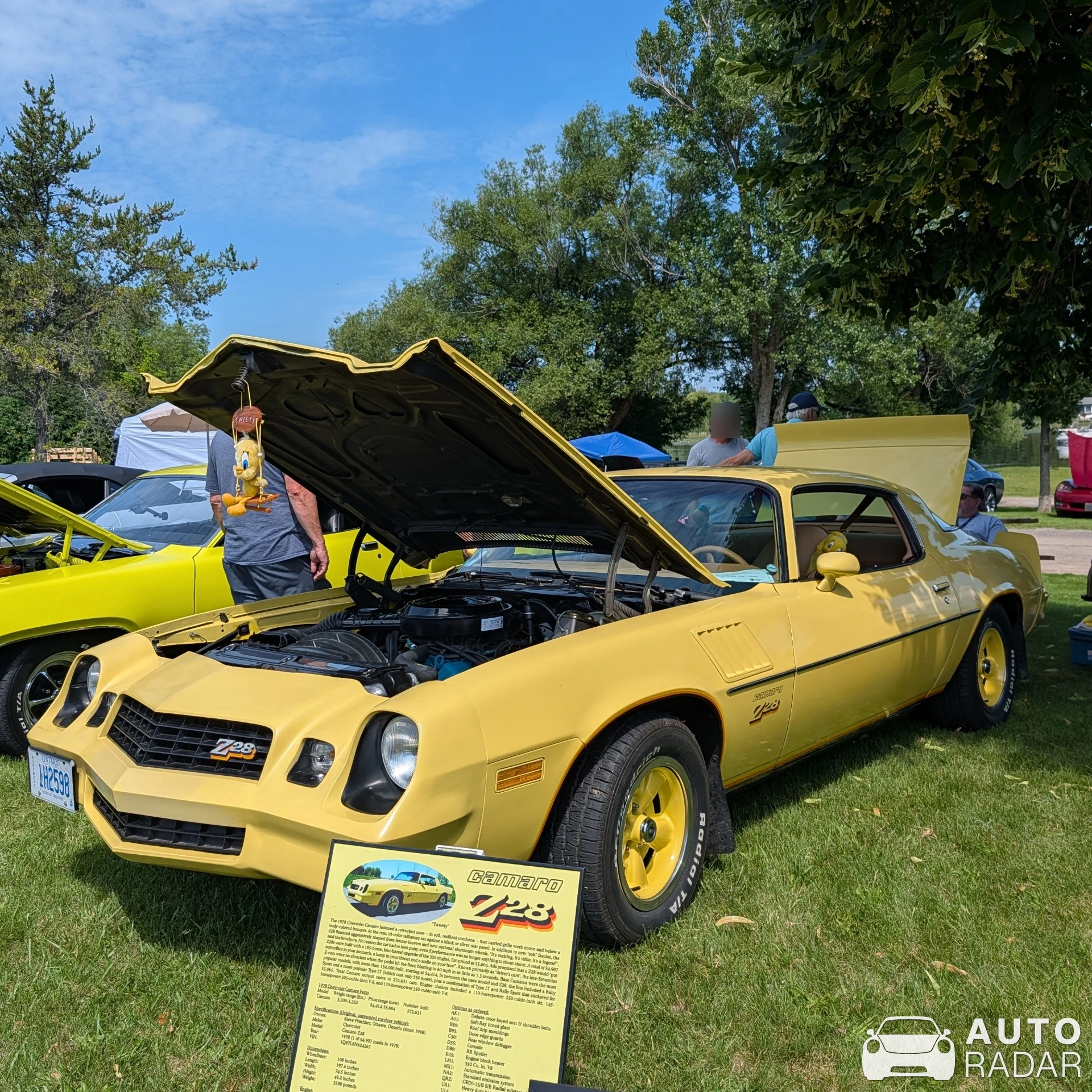Chevrolet Camaro Z28 spotted in Merrickville