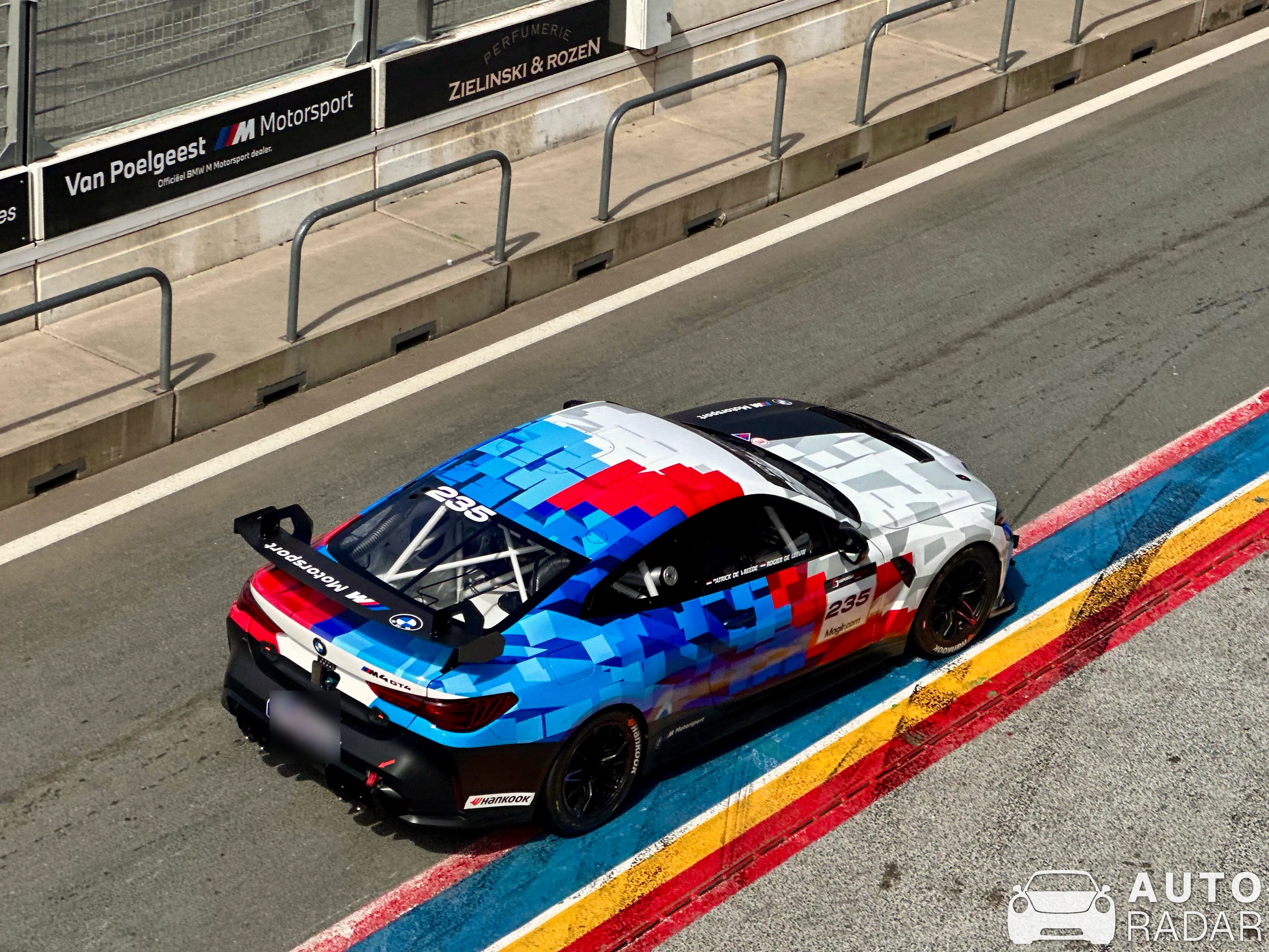 BMW M4 G82 GT4 spotted in Zandvoort