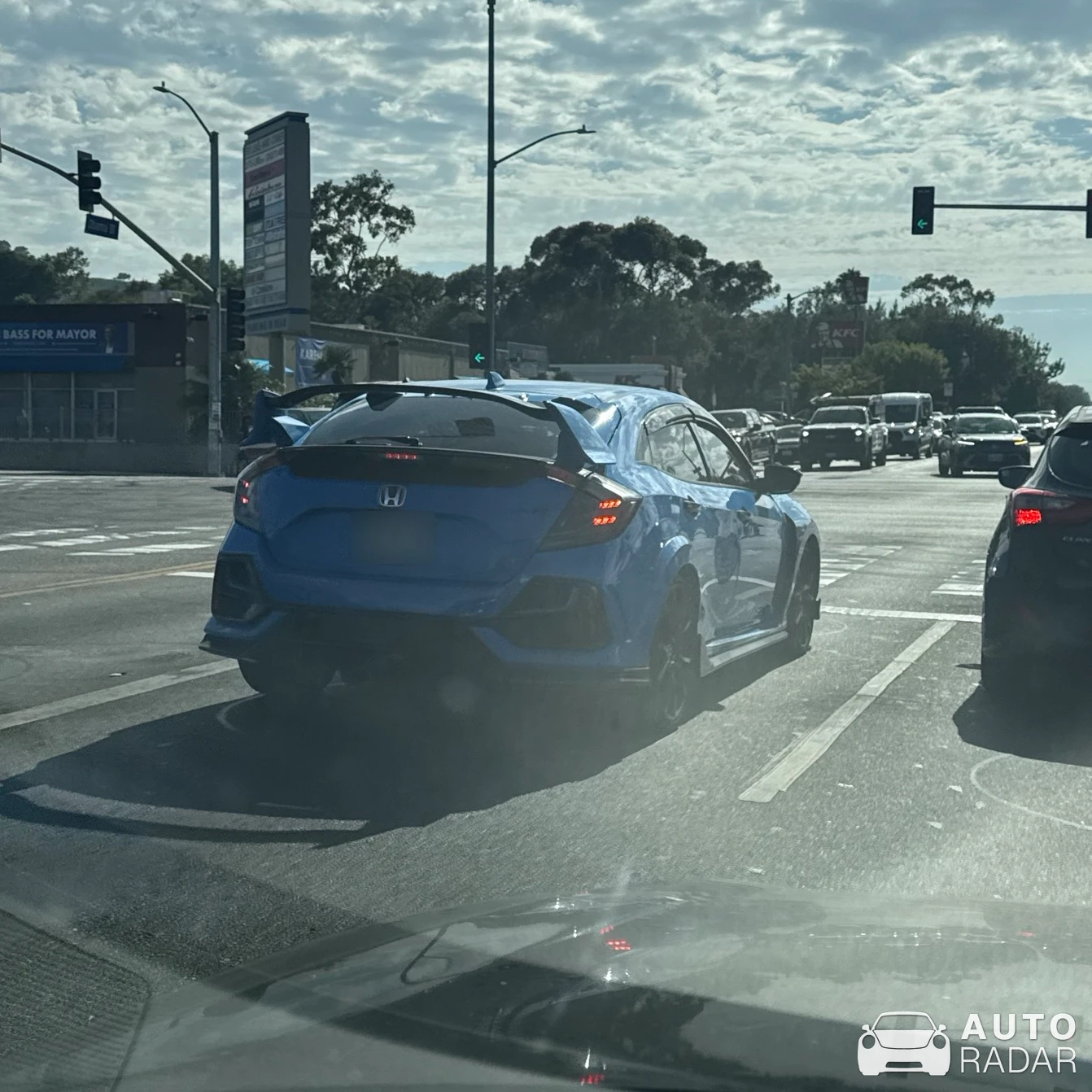 Honda Civic Type R FK8 spotted in Los Angeles