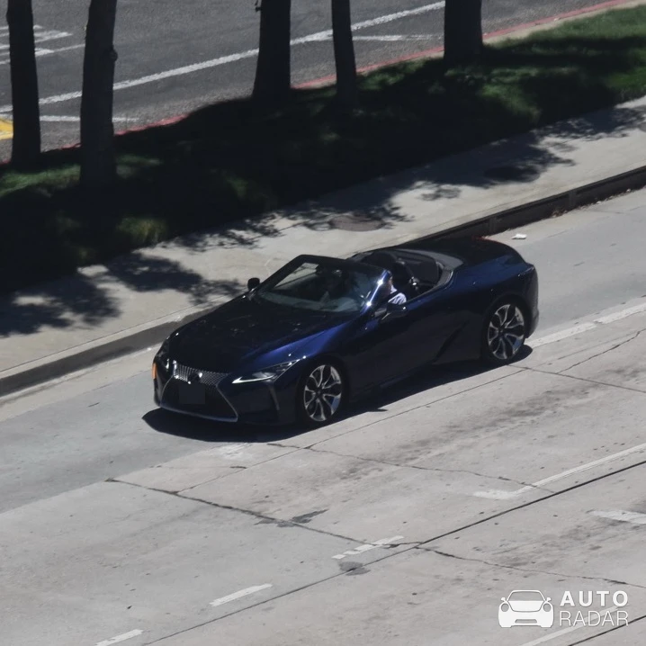 Lexus LC 500 Convertible spotted in Los Angeles
