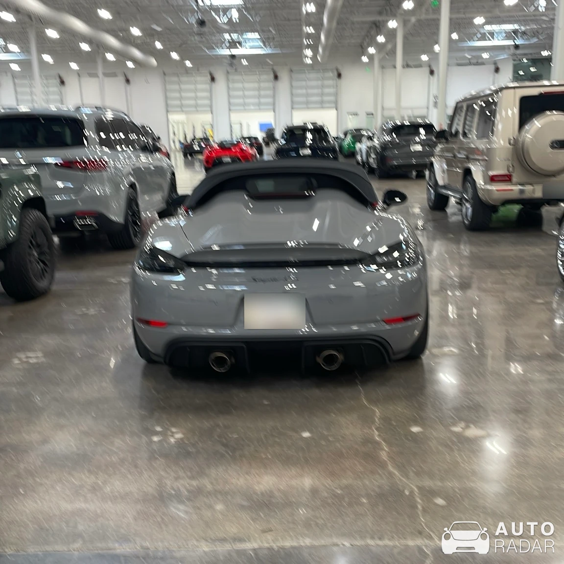 Porsche 718 Spyder RS spotted in Farmers Branch