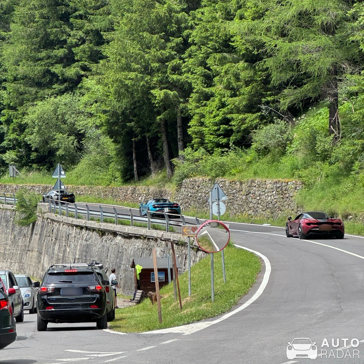 McLaren 720S spotted in Ponte di Legno