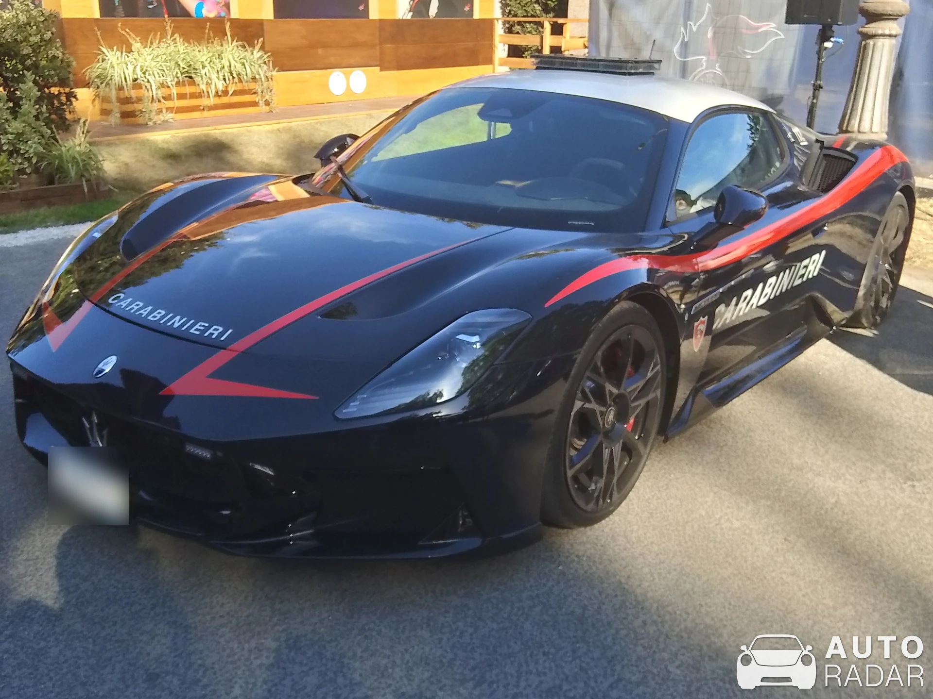 Maserati MC Pura Carabinieri spotted in Roma