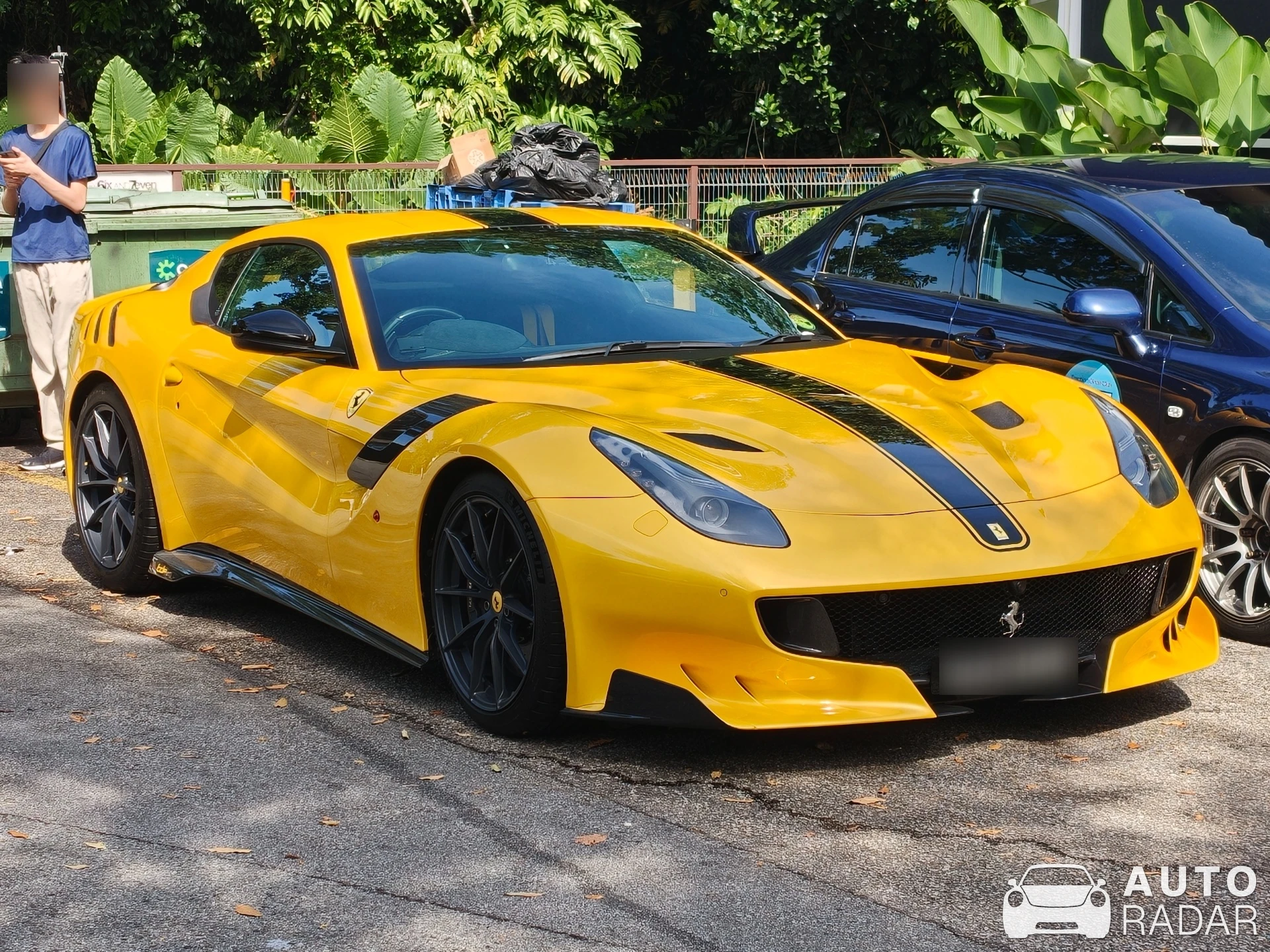 Ferrari F12tdf spotted in Singapore