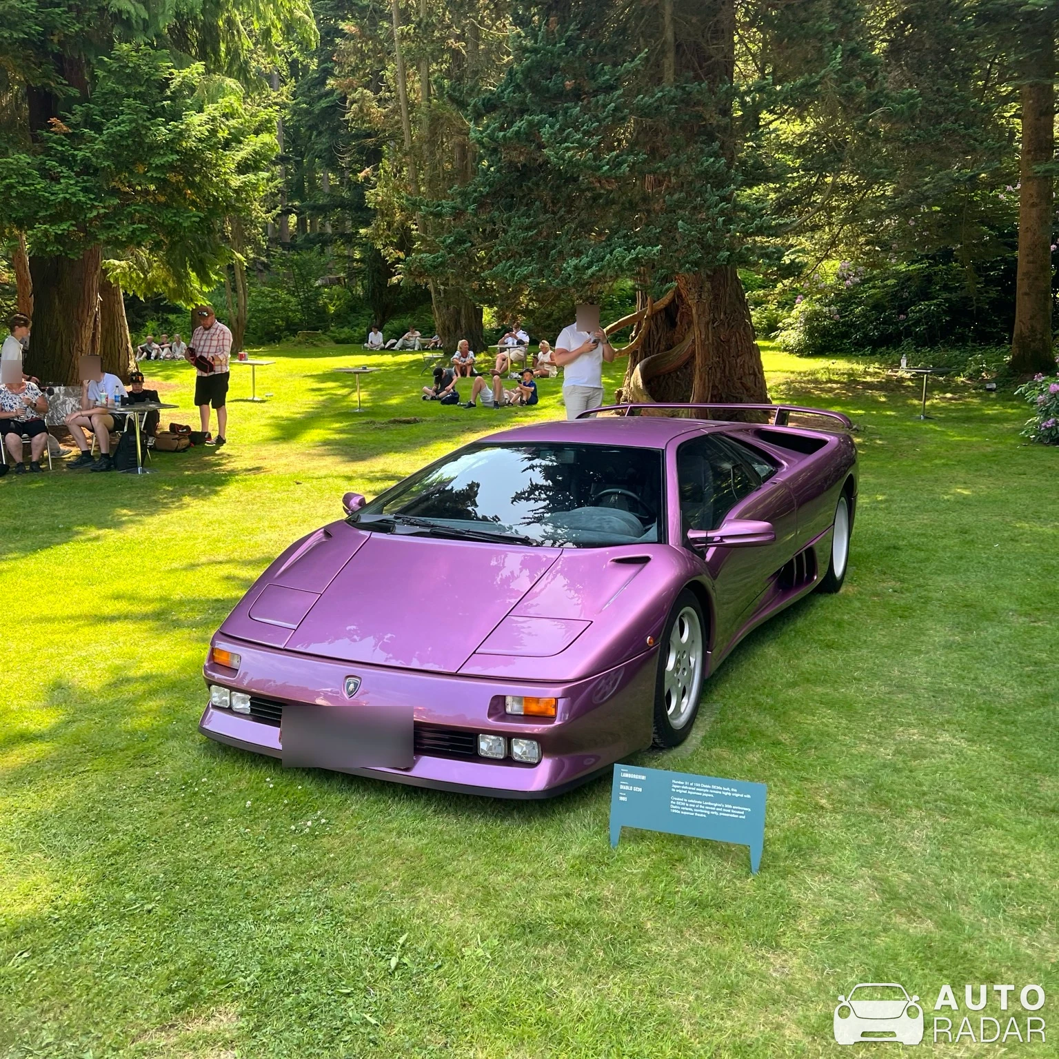 Lamborghini Diablo SE30 spotted in Båstad