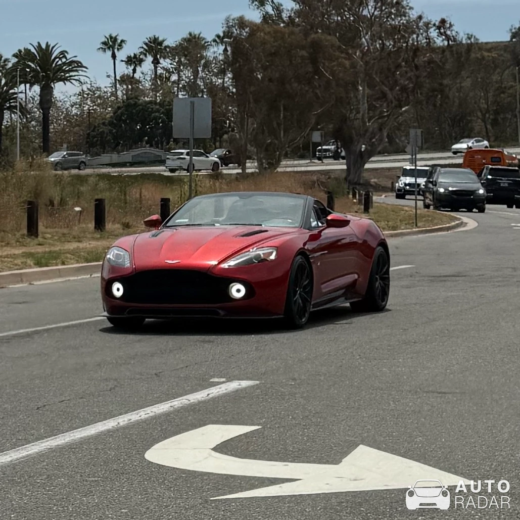 Aston Martin Vanquish Volante Zagato spotted in Malibu