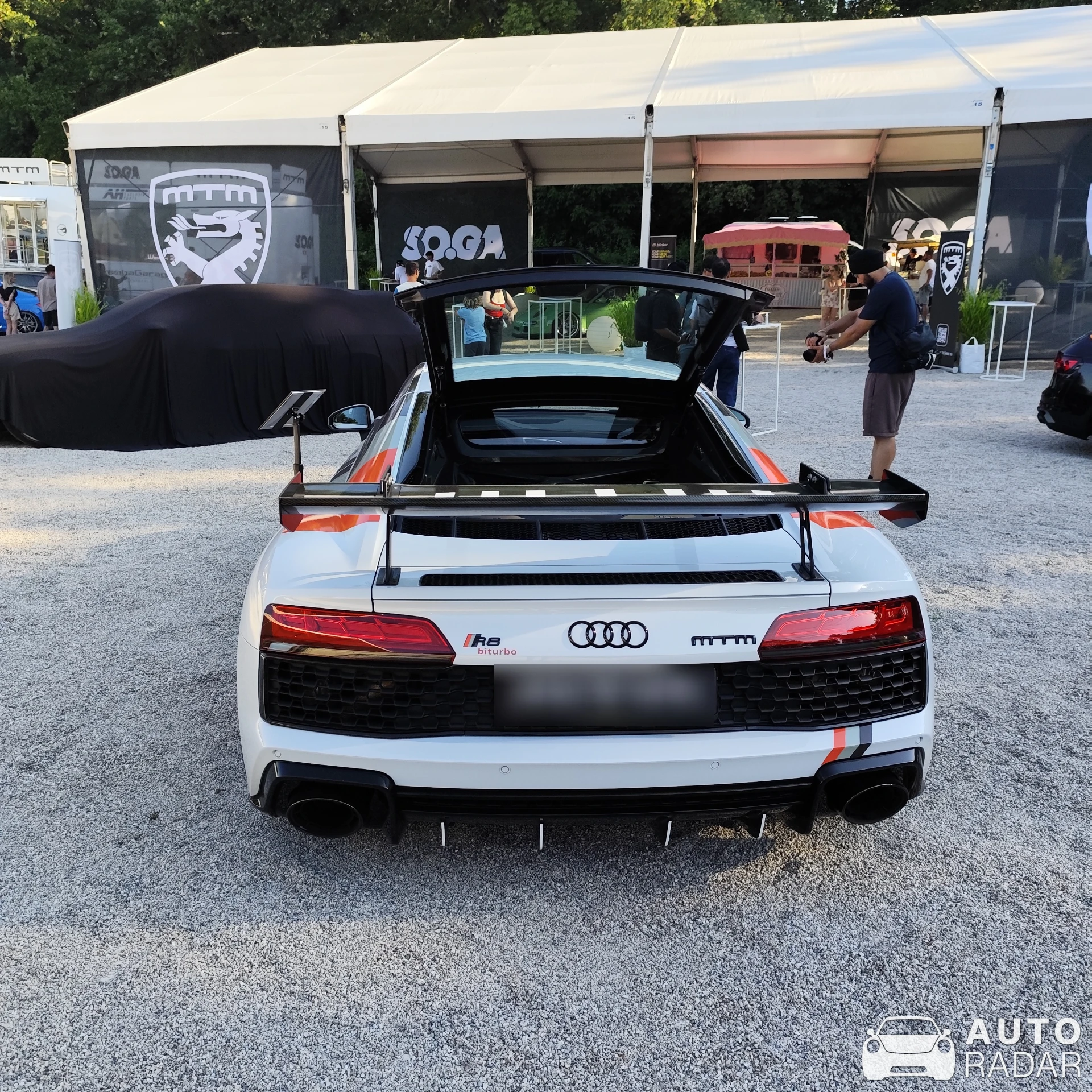 Audi MTM R8 GT4 Street spotted in Monzambano