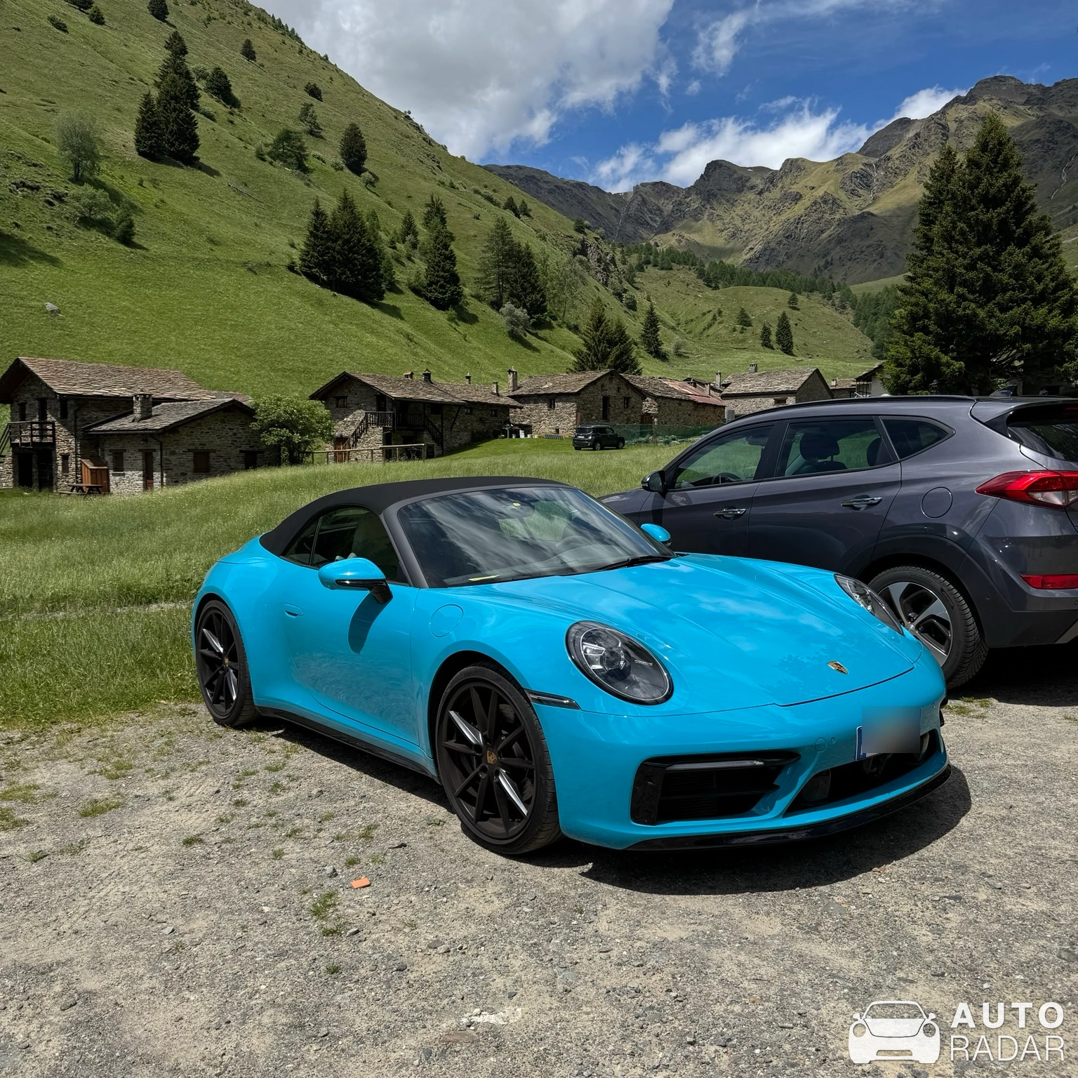 Porsche 992 Carrera 4S Cabriolet MkI spotted in Ponte di Legno