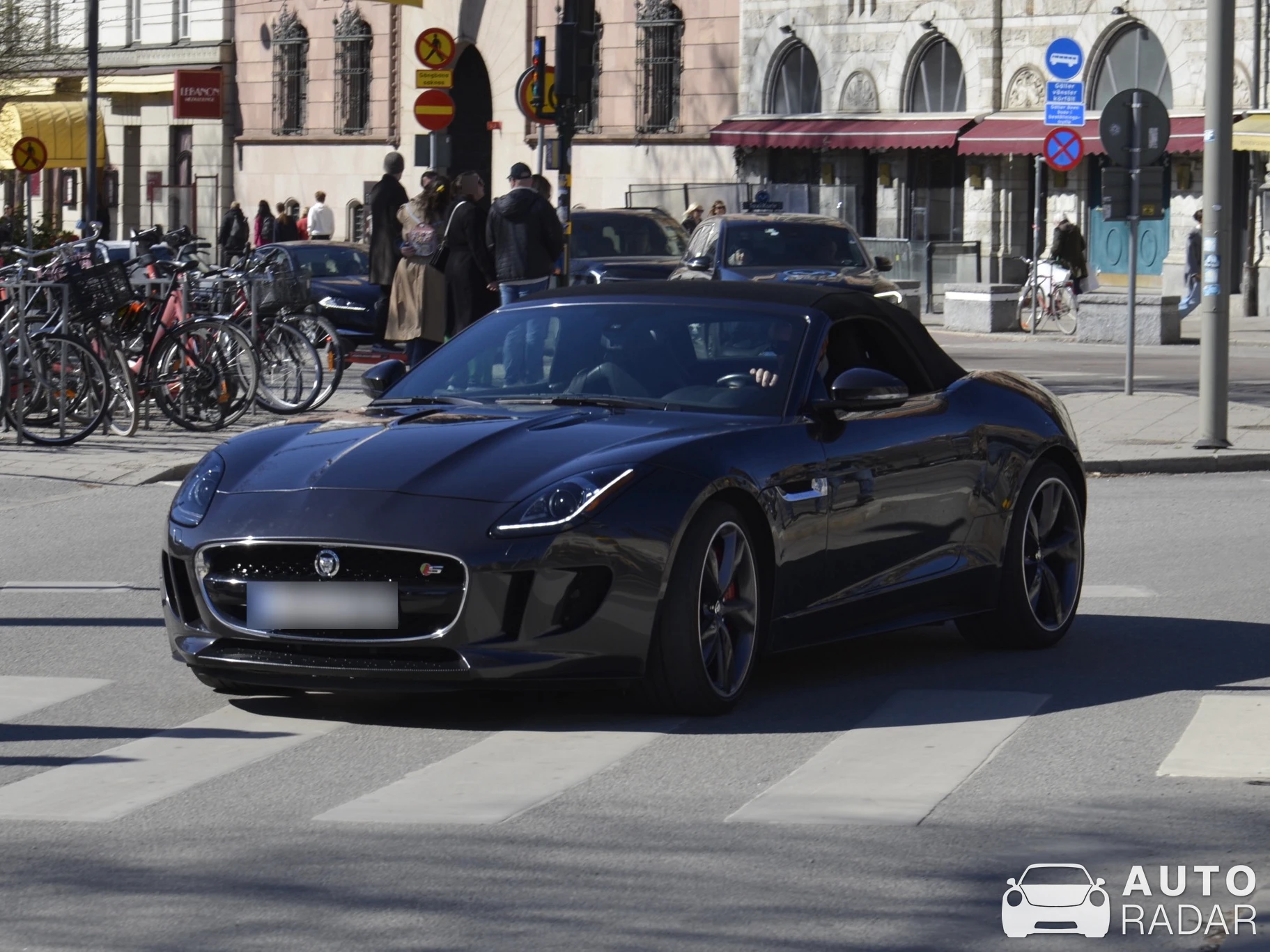 Jaguar F-Type R Convertible spotted in Stockholm