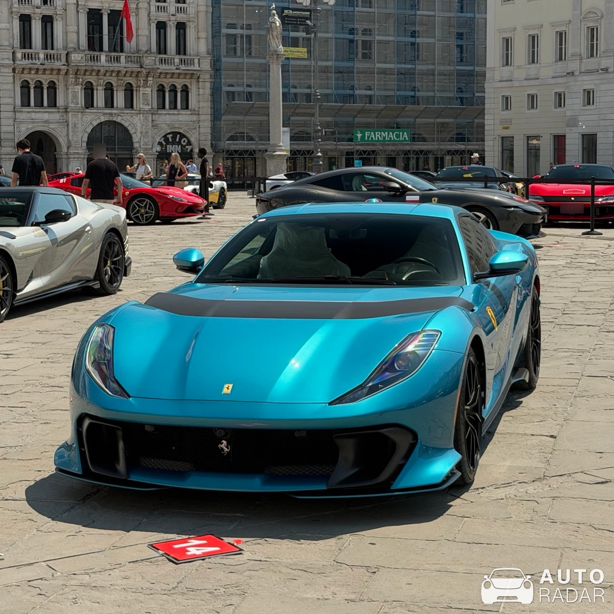 Ferrari 812 Competizione spotted in Trieste