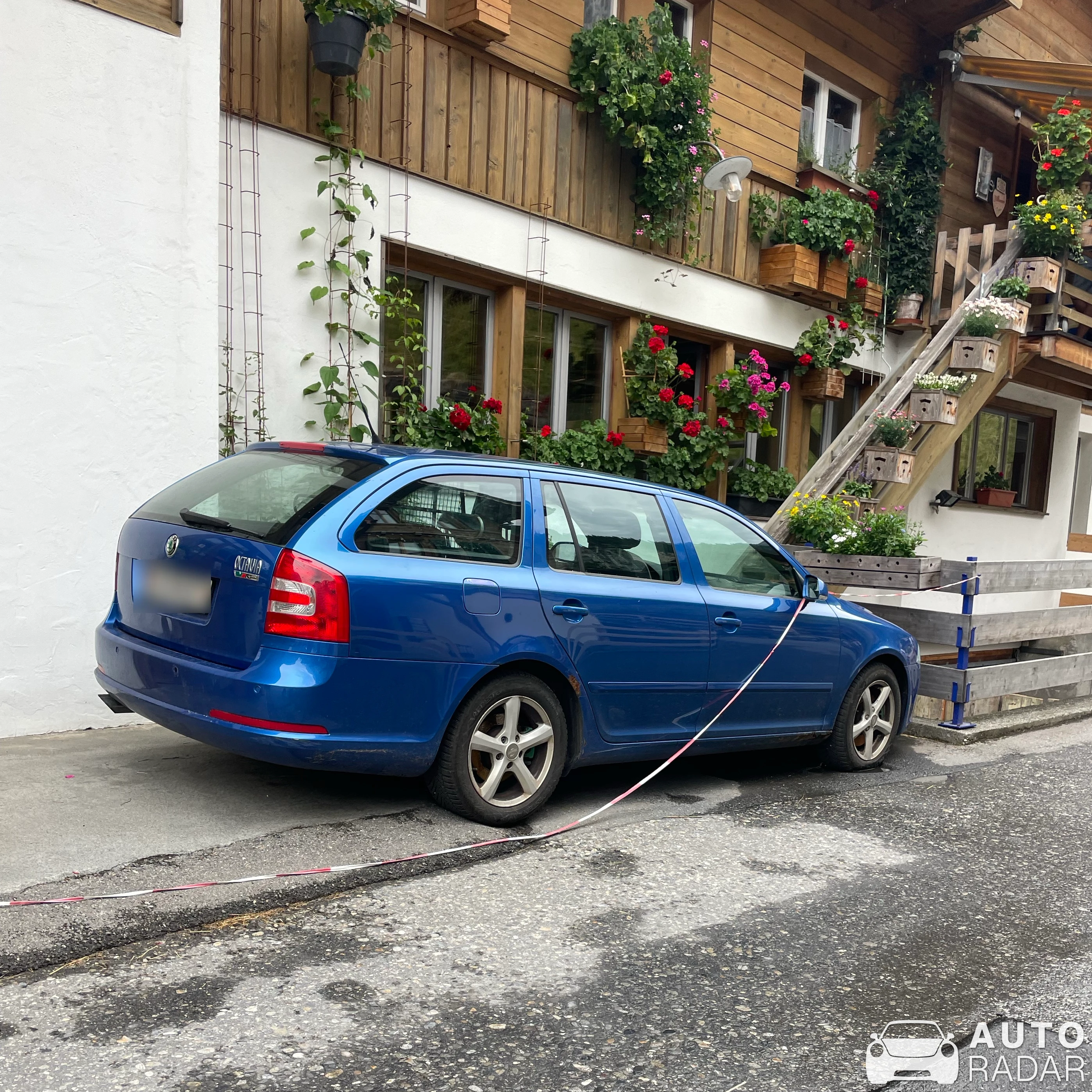 Škoda Octavia spotted in Lauterbrunnen