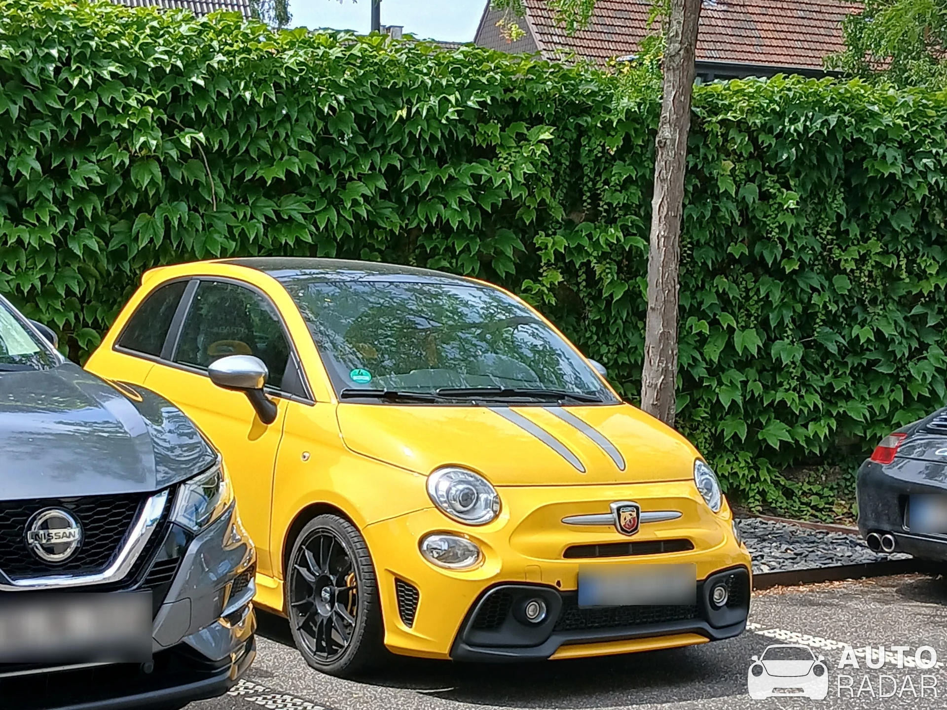 Abarth 595 Pista spotted in Düsseldorf