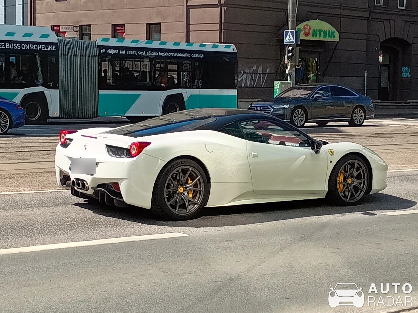 Ferrari 458 Italia spotted in Tallinna