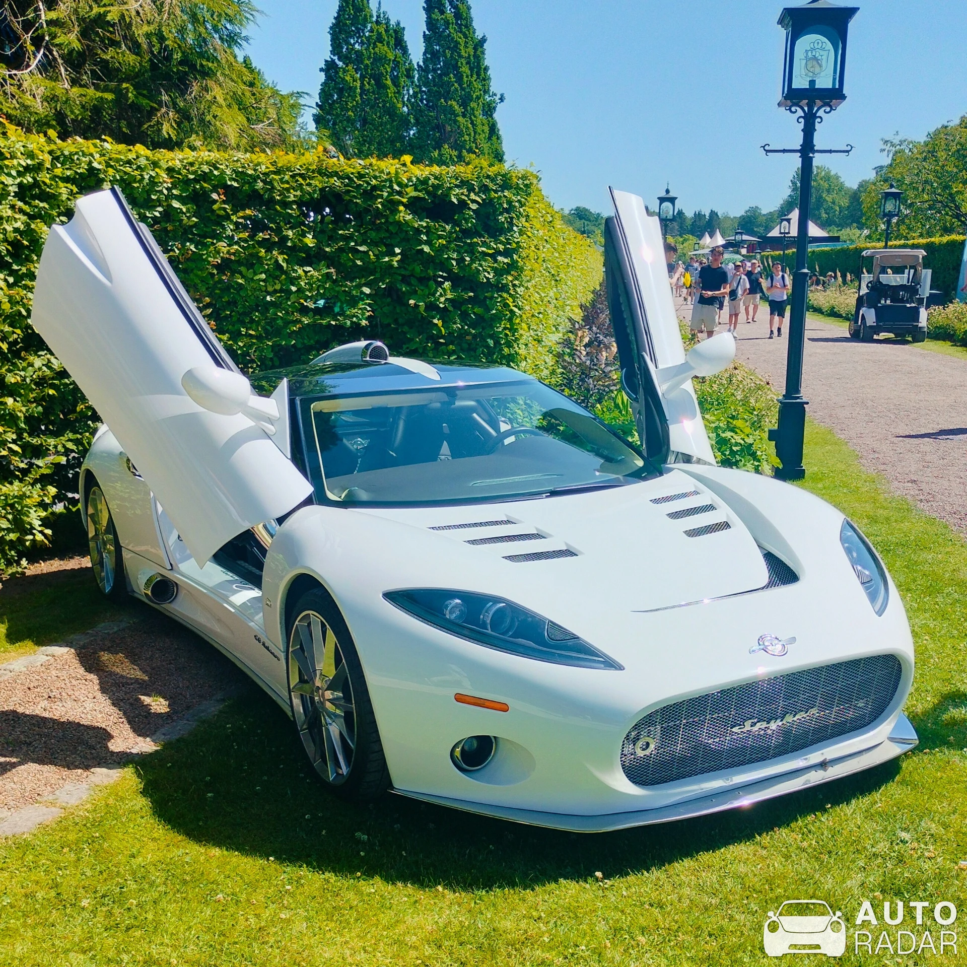 Spyker C8 spotted in Båstad