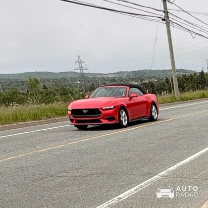 Ford Mustang GT Convertible spotted in Saint John