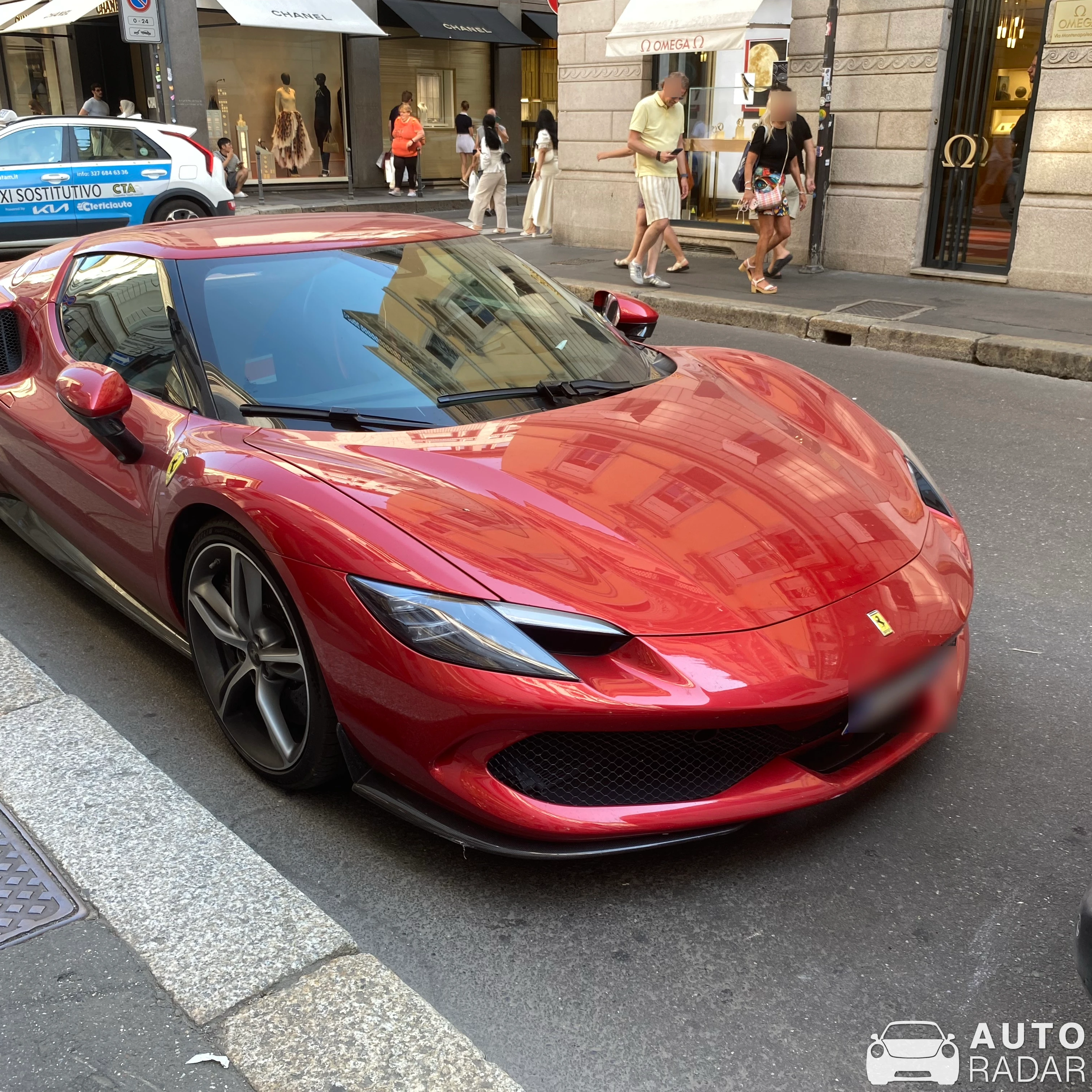 Ferrari 296 spotted in Milano