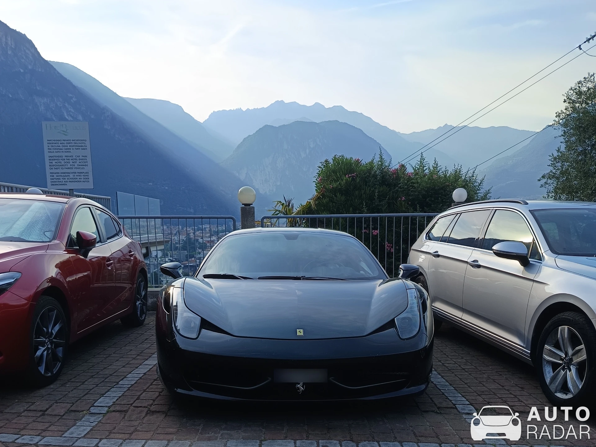 Ferrari 458 Italia spotted in Riva del Garda