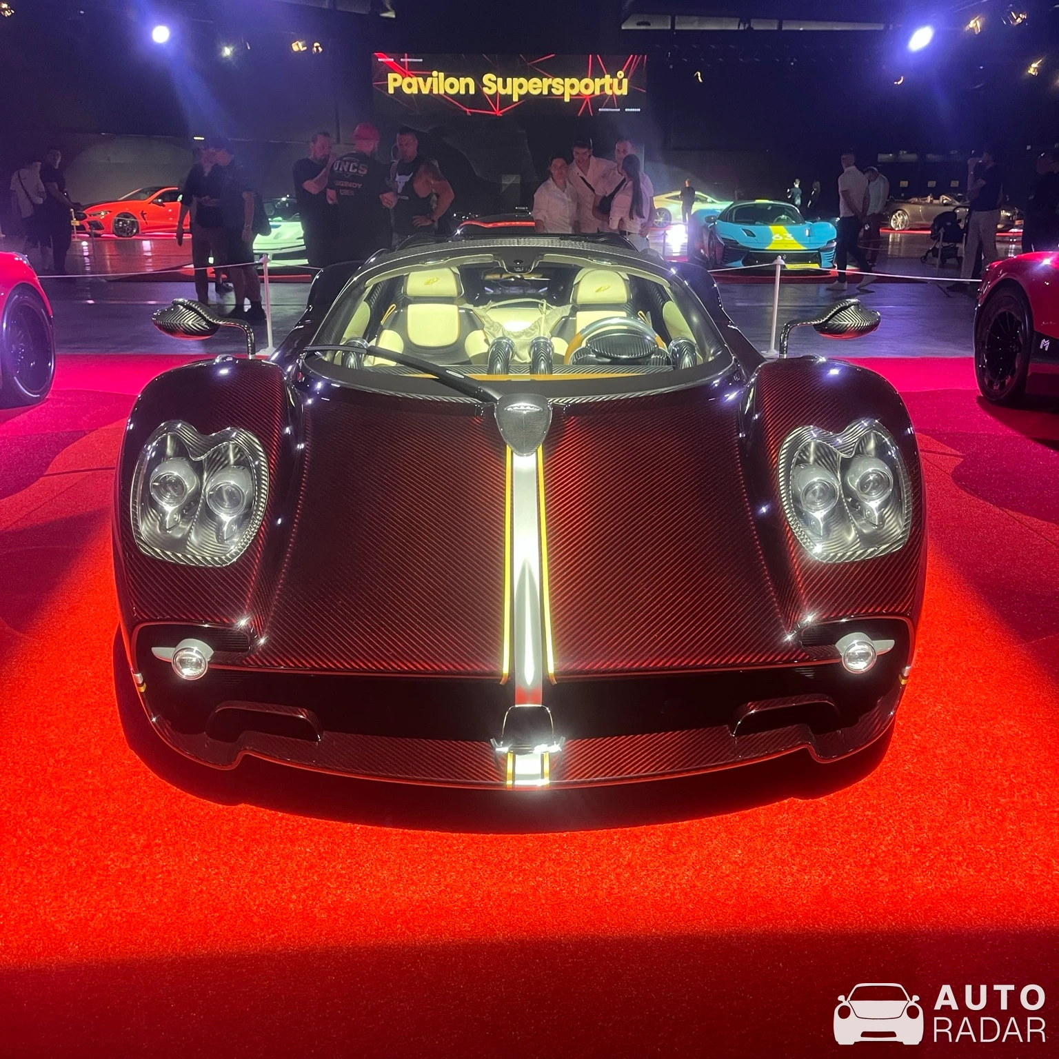 Pagani Utopia Roadster spotted in Praha 7