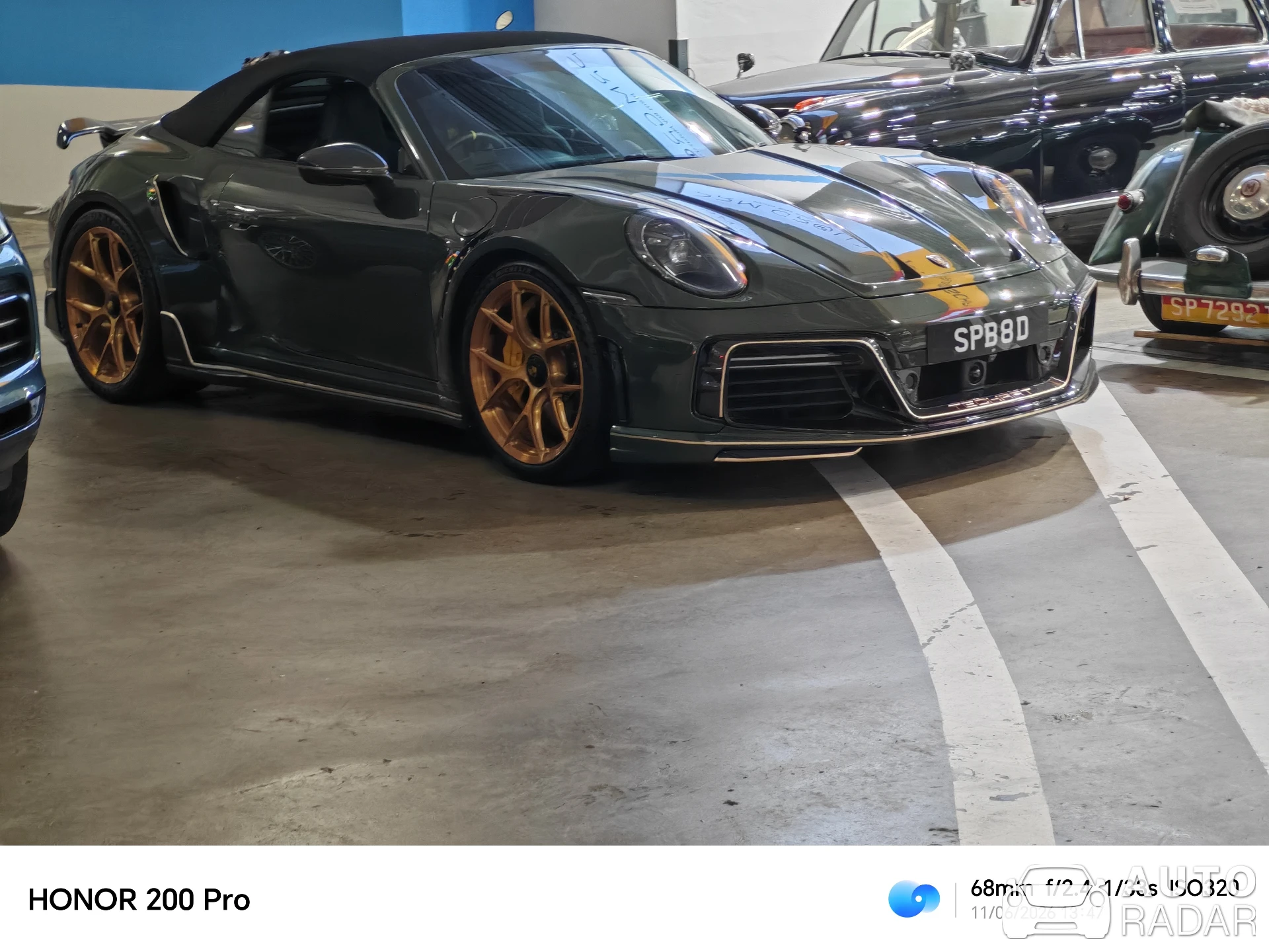 Porsche TechArt 992 Turbo S Cabriolet spotted in Singapore
